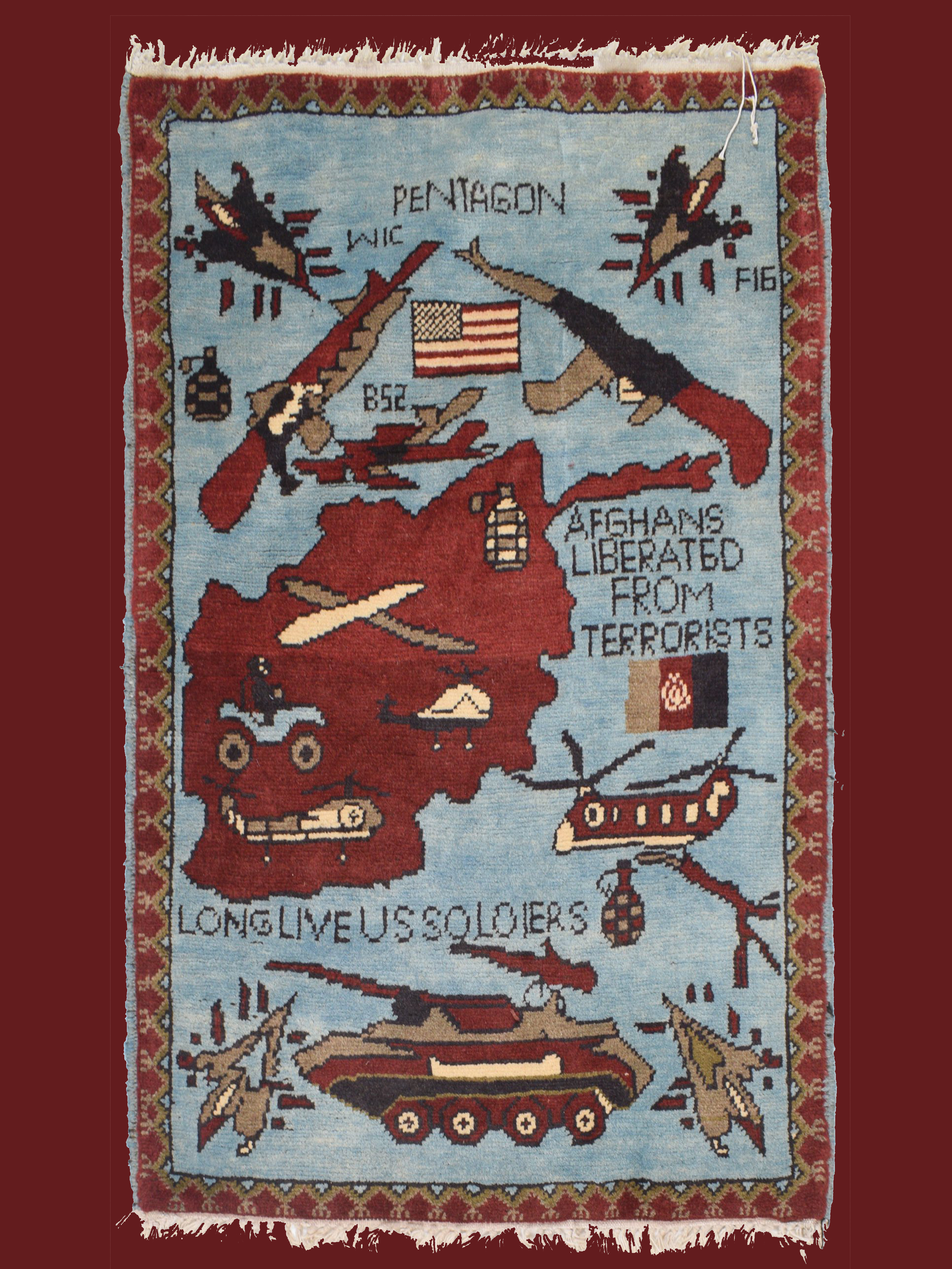 The Art of War Rugs Afghanistan