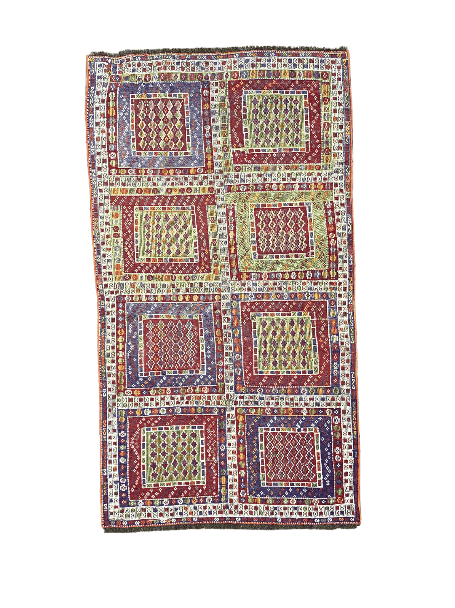 Turkish Balikeshir Kelim Flatweave 262x140cms