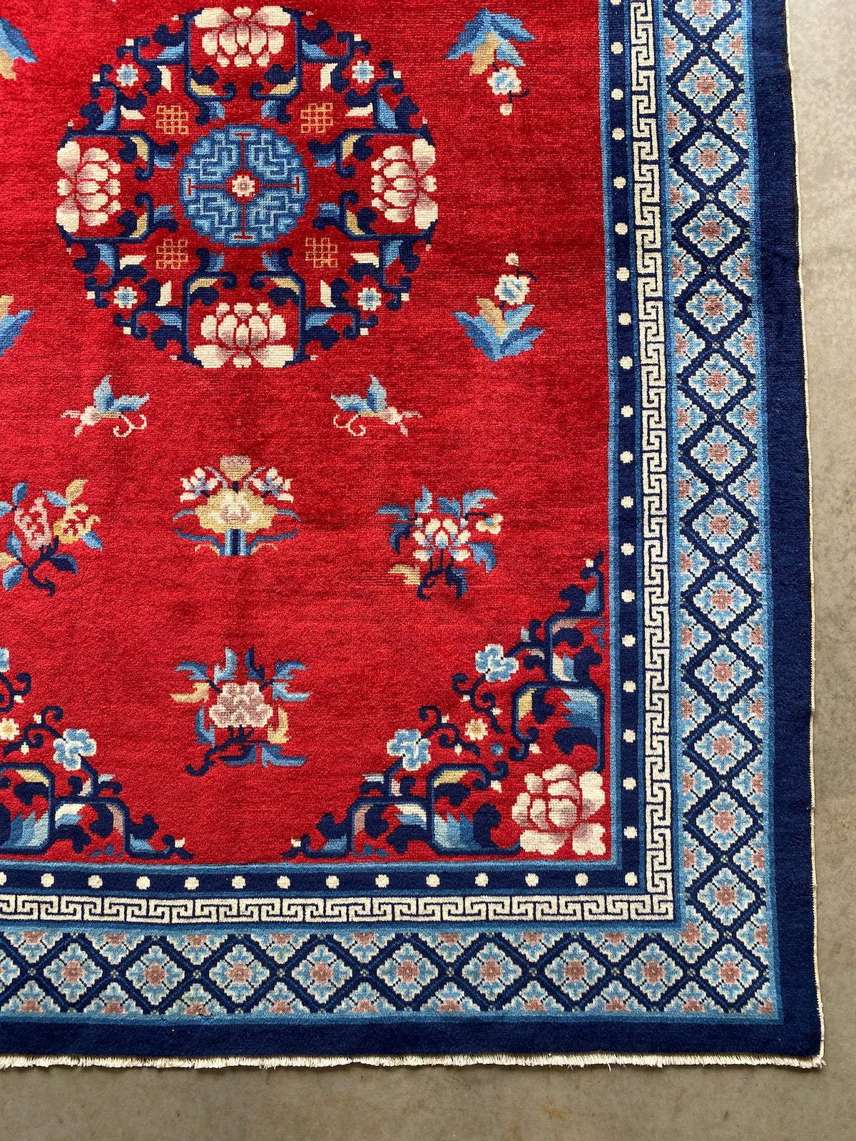 Antique Ning Xia Rug 240x155cms