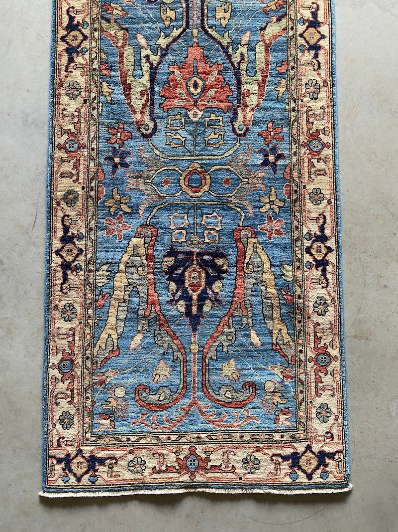 Afghan Dragon Rug 422x84cms