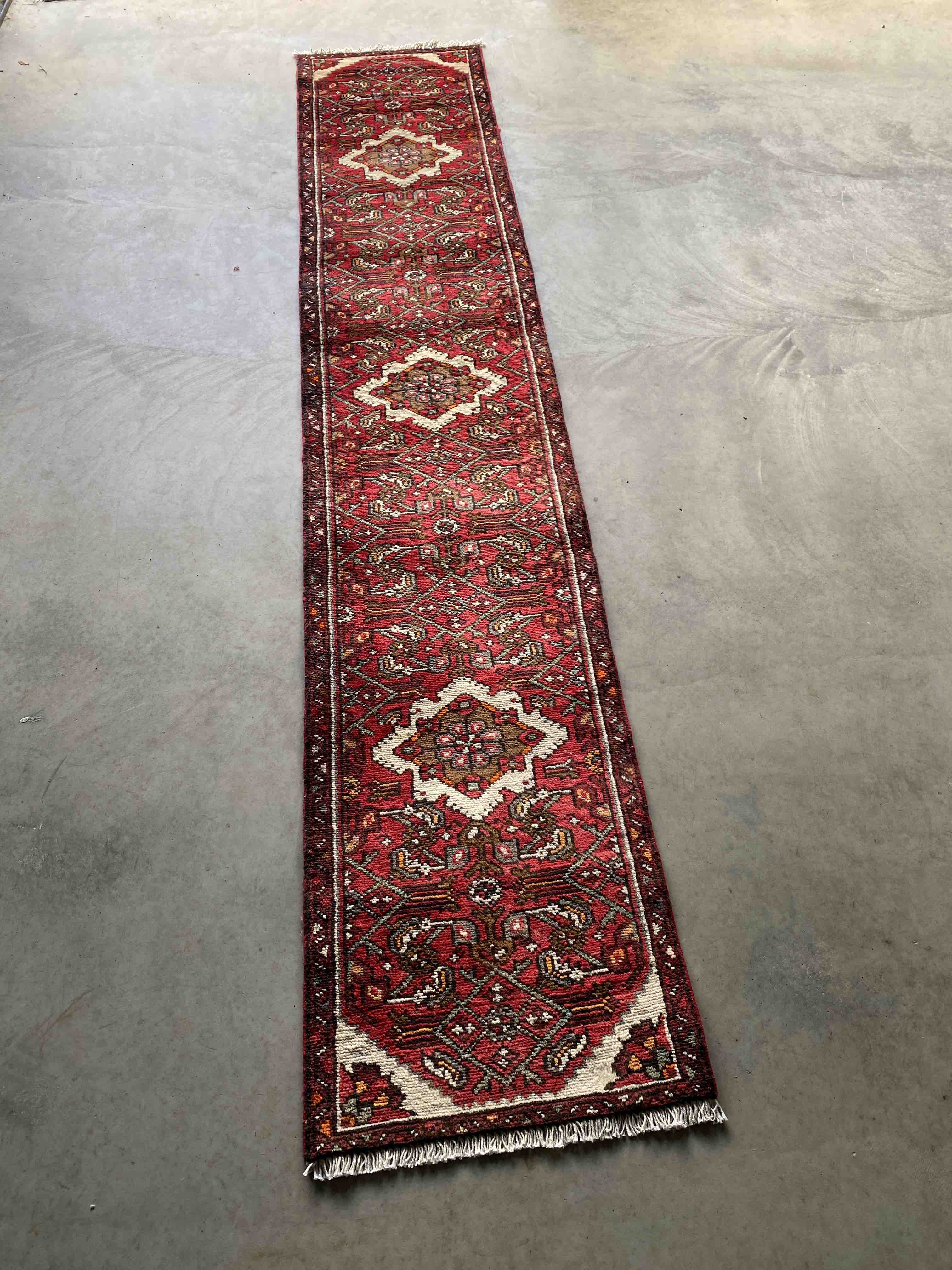 Hamadan Runner (RARE SIZE) 295x54cms