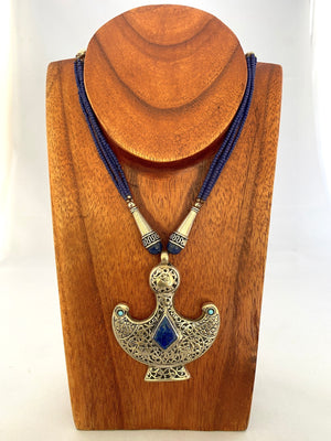 Afghan Tribal Lapis Necklace