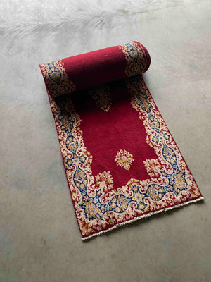 Vintage Kerman Runner 408x68cms