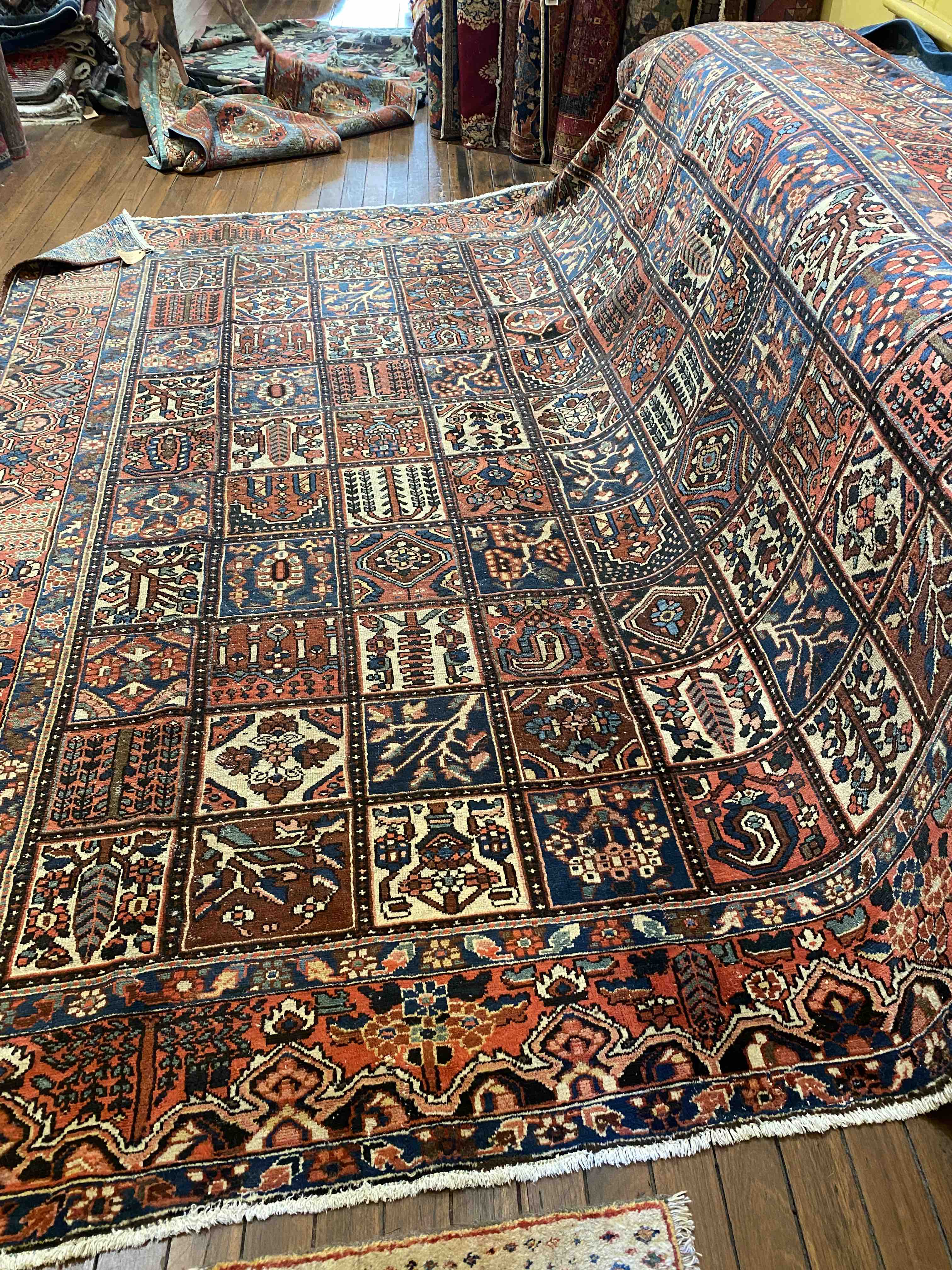 Vintage Bakhtiari Garden of Persia 400x344cms