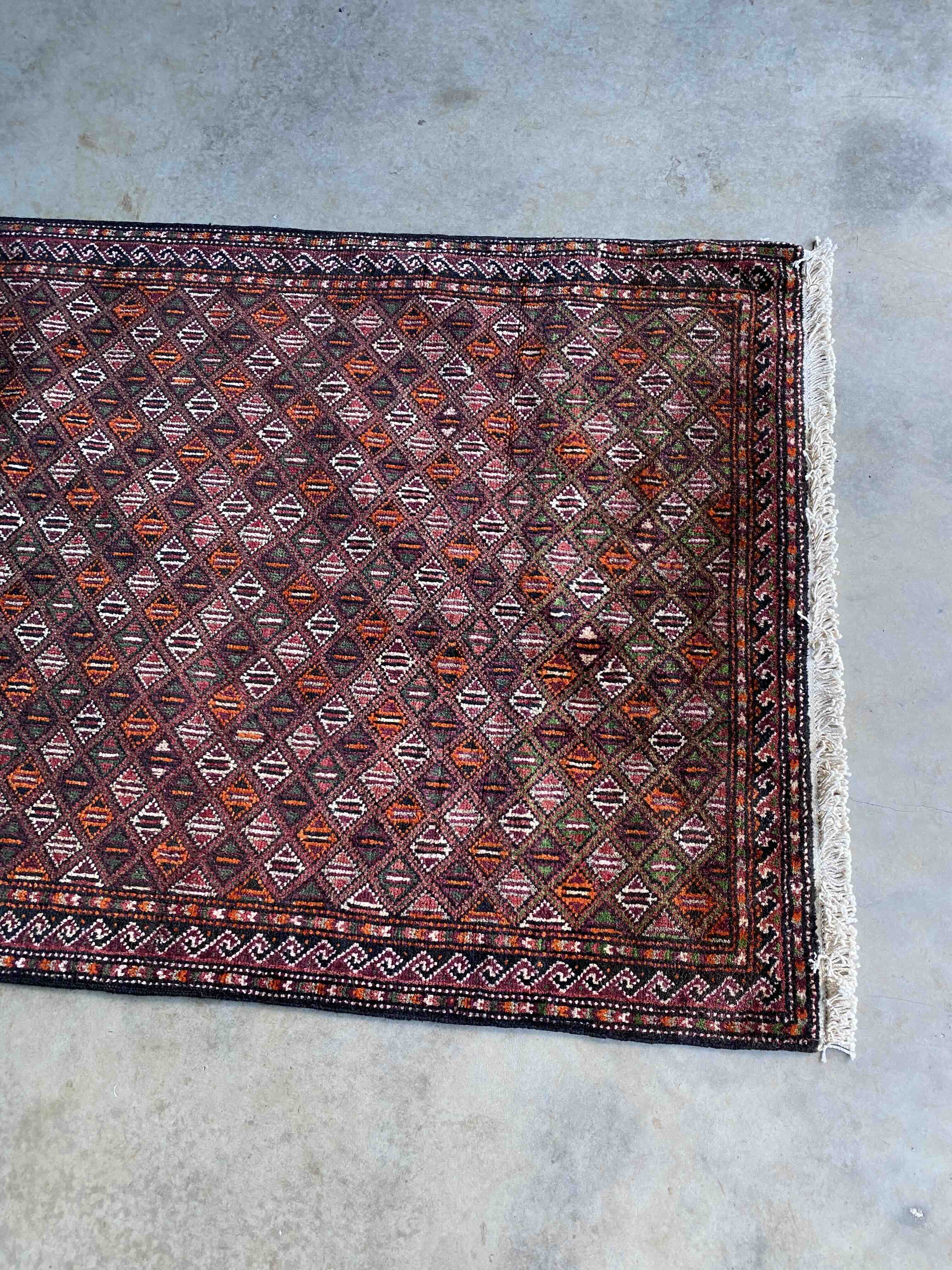 Belouch Tribe Long Rug 300x103cms