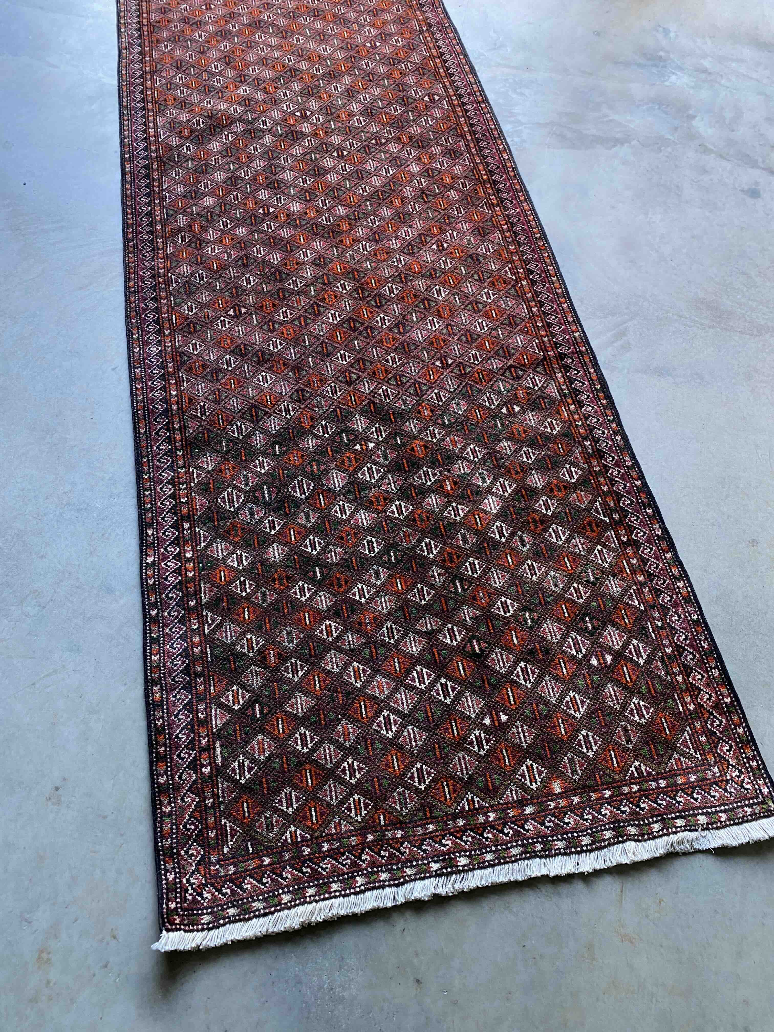 Belouch Tribe Long Rug 300x103cms