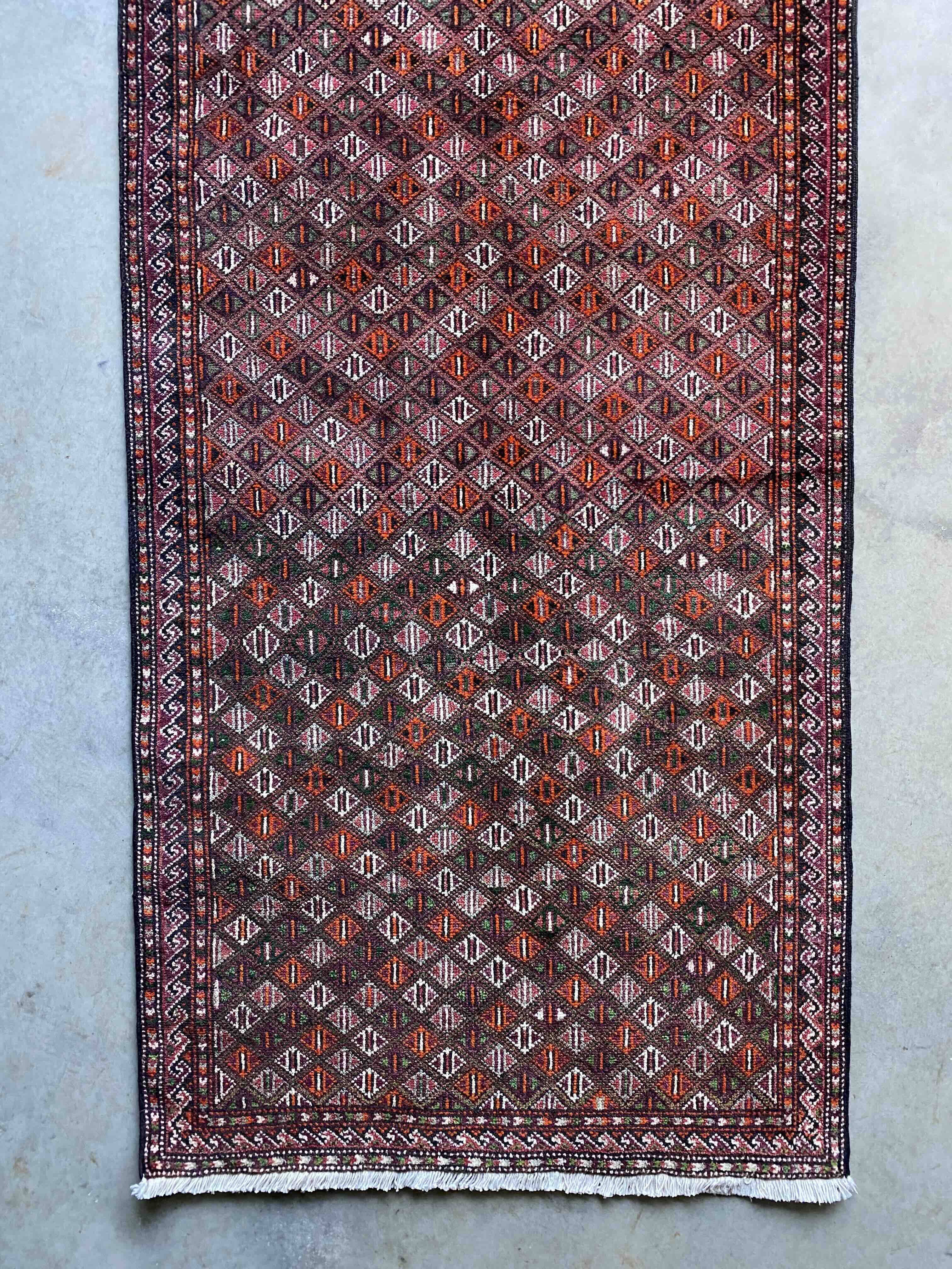 Belouch Tribe Long Rug 300x103cms