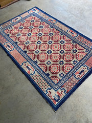 Antique Ning Xia Rug 207x136cms