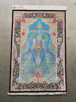 Qum Silk Masterpiece 148x100cms