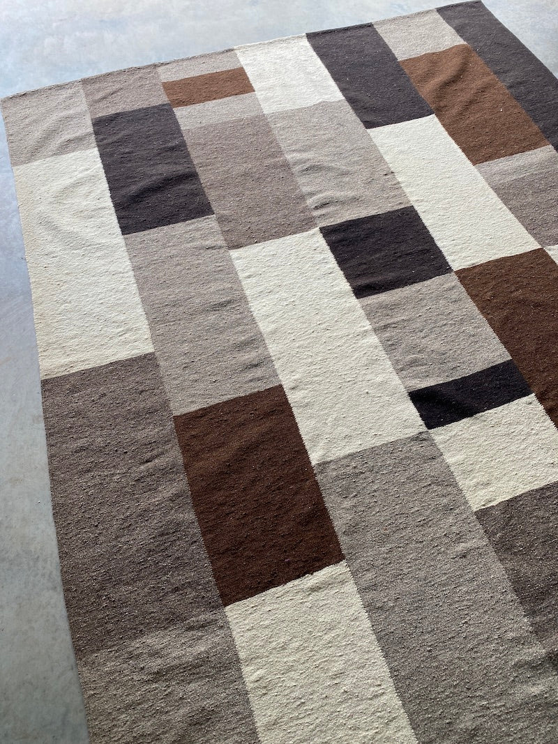 Un-dyed Patchwork Kelim 310x200cms