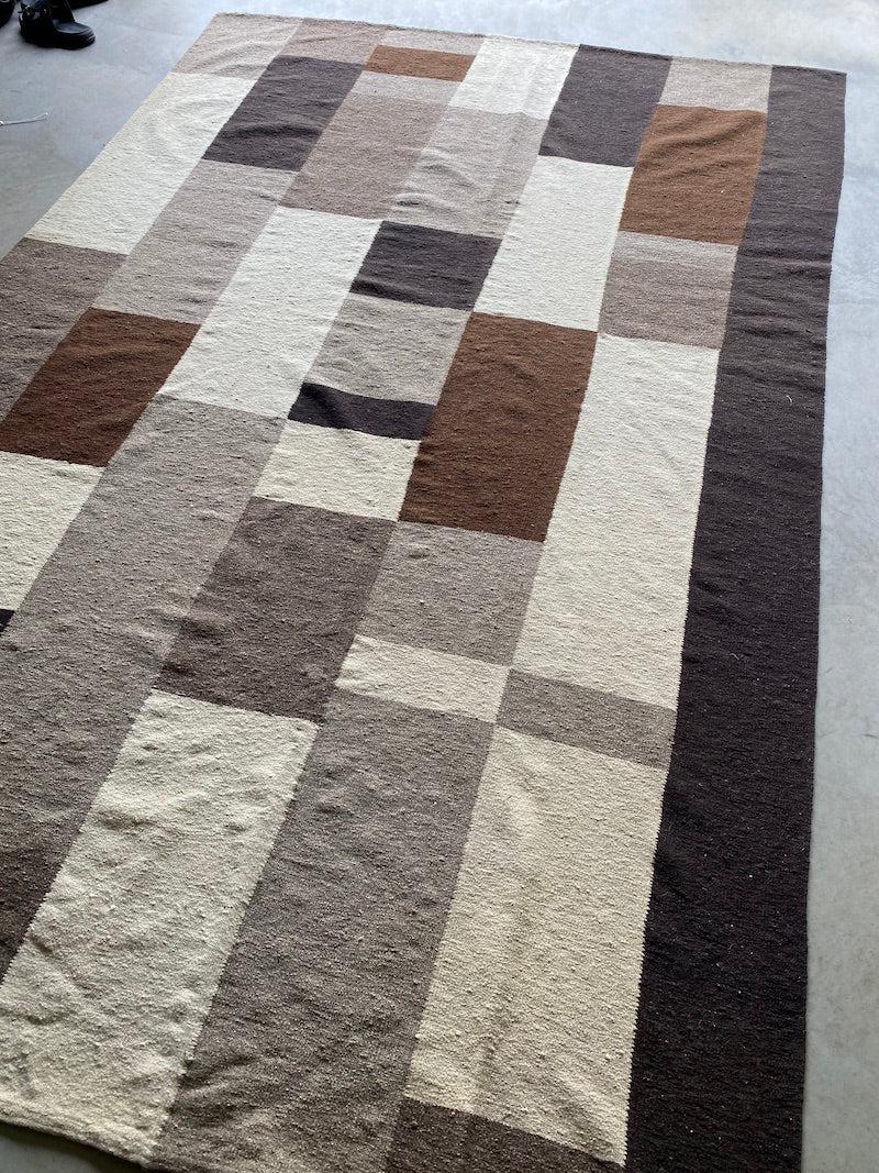 Un-dyed Patchwork Kelim 310x200cms