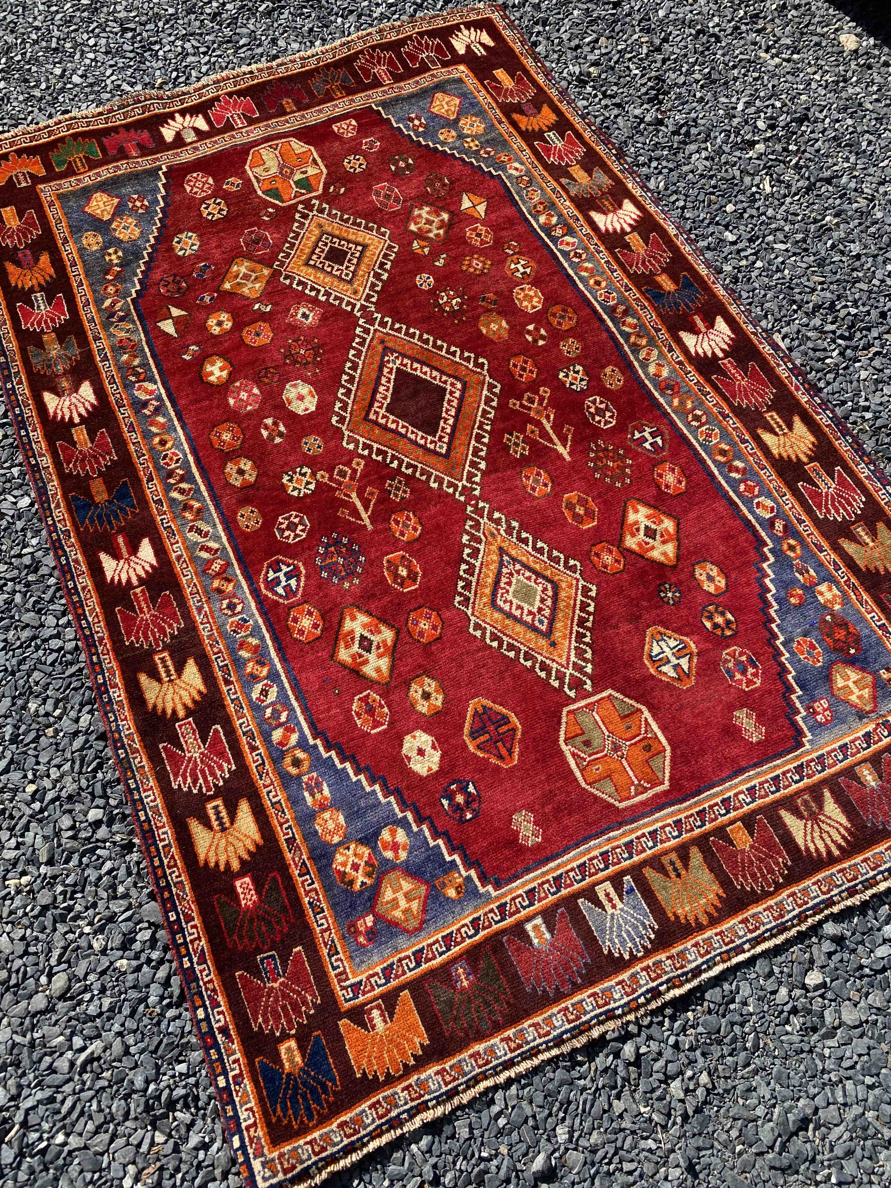 Qashgai Tribal Rug 220x144cms