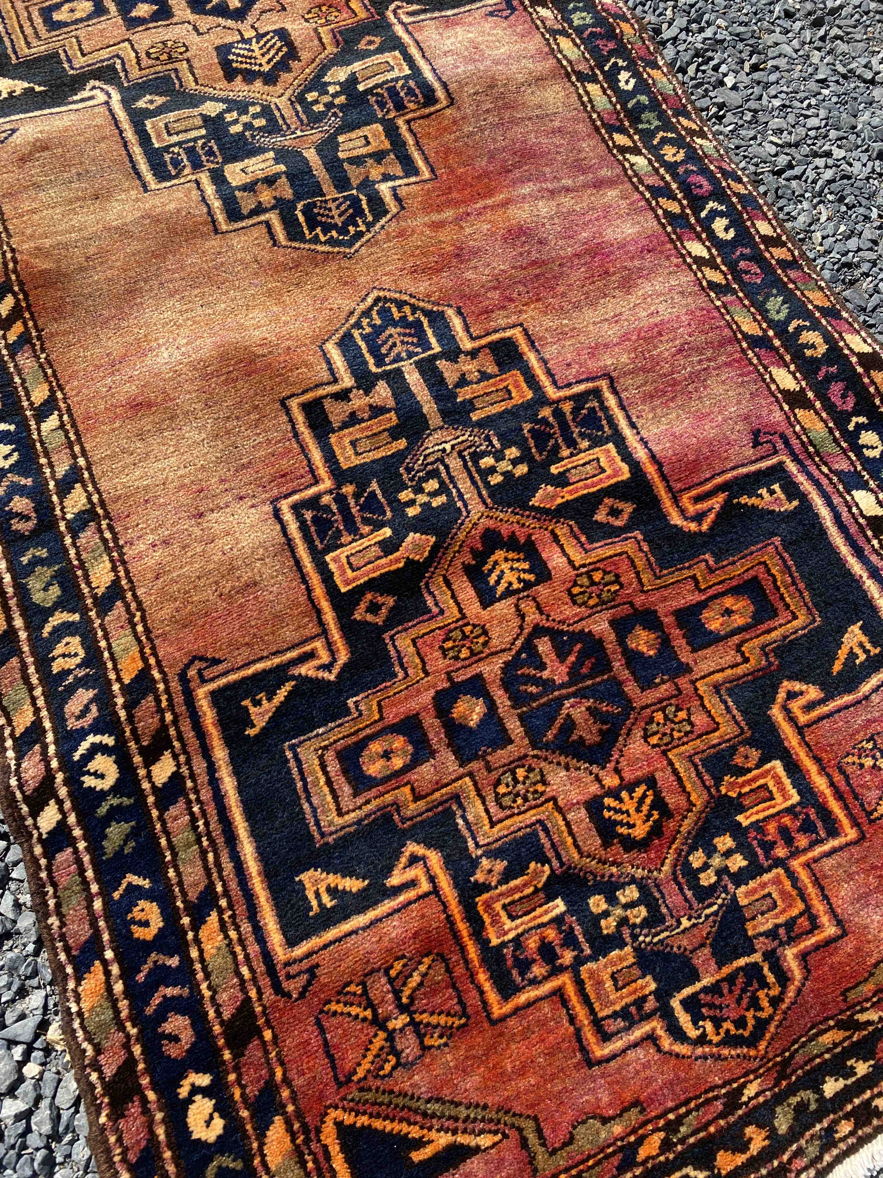 Kurd Hamadan Tribal Rug 221x102cms