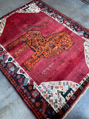 Lion Rug of Fars 197x156cms