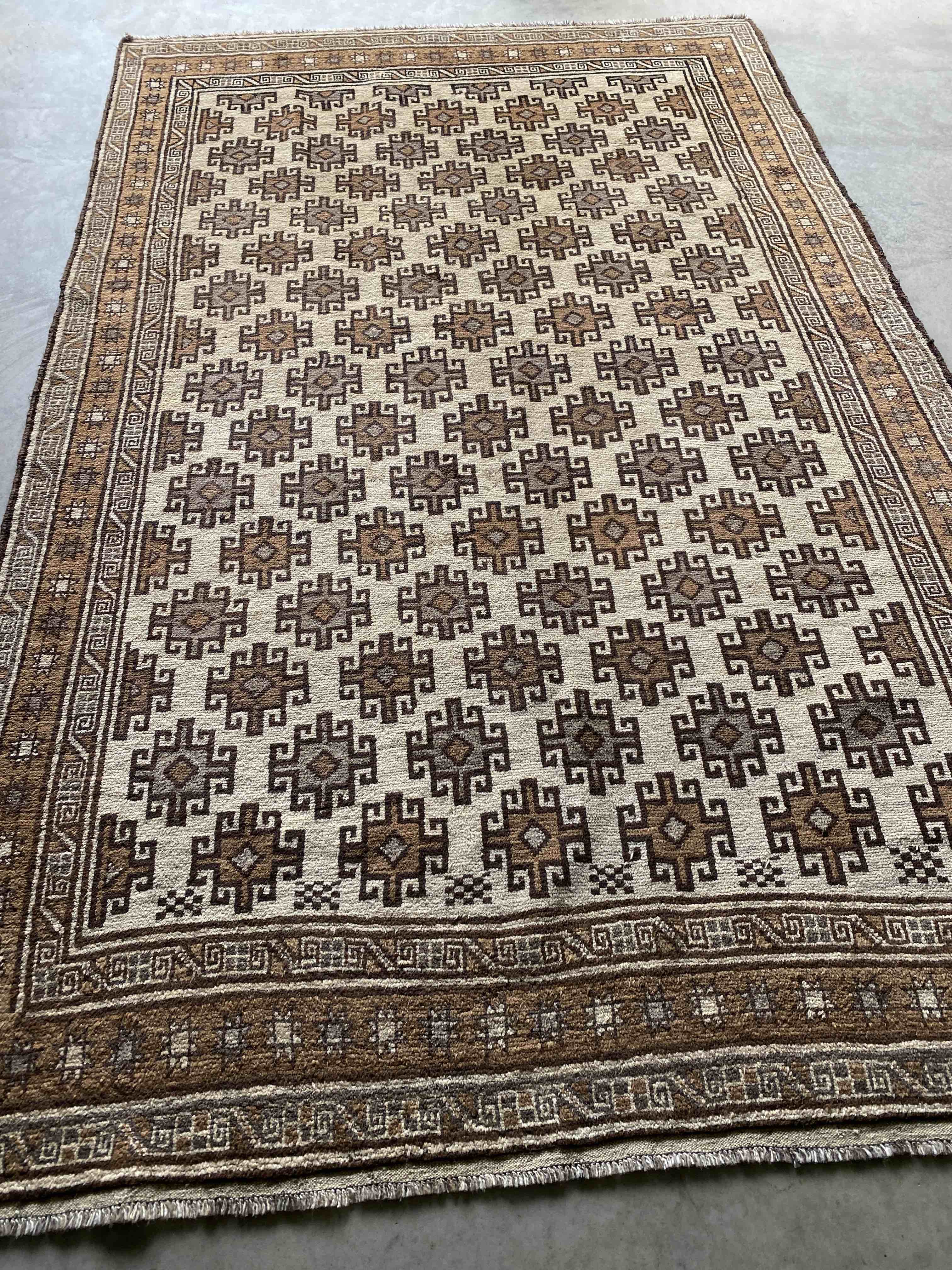 Taimani Afghan Rug 300x195cms