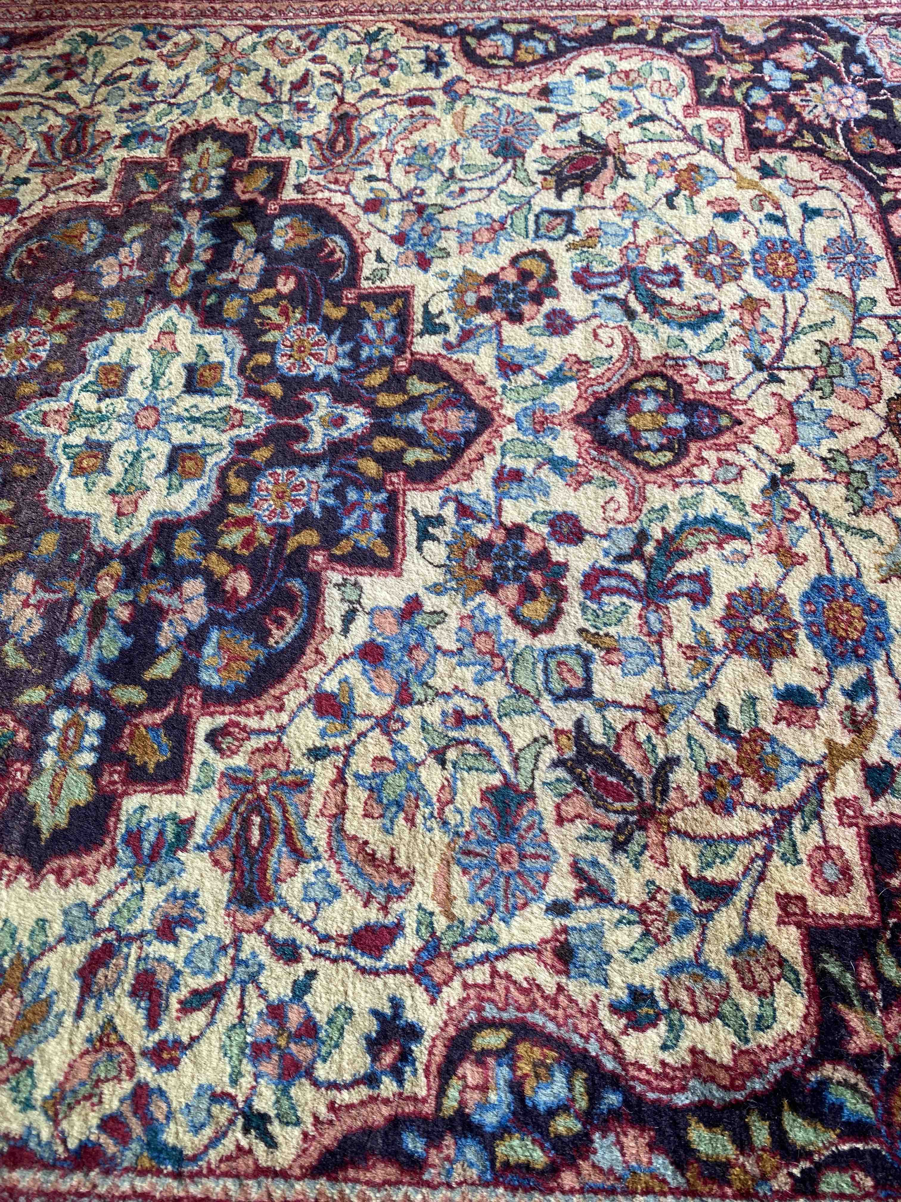 Fine Mashad Rug Rare Size 187x150cms