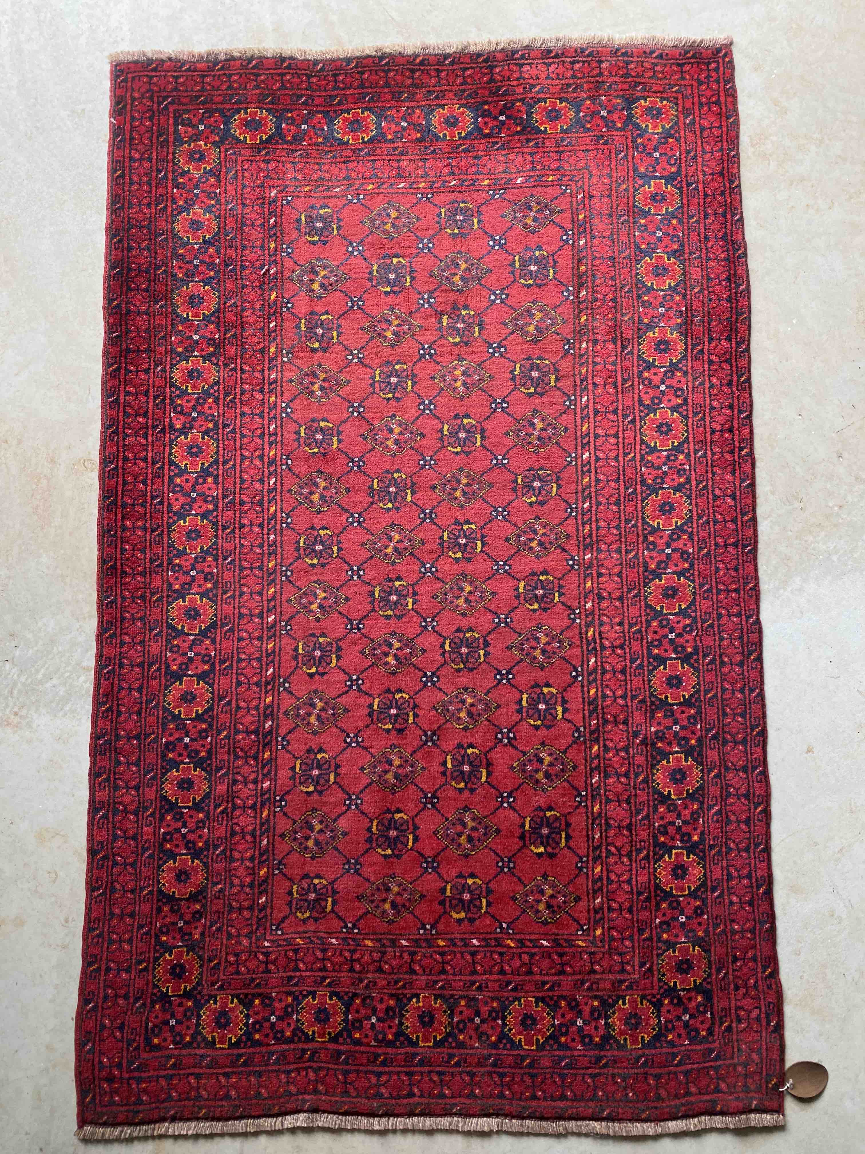 Beshir Turkoman Afghan Rug 192x119cms