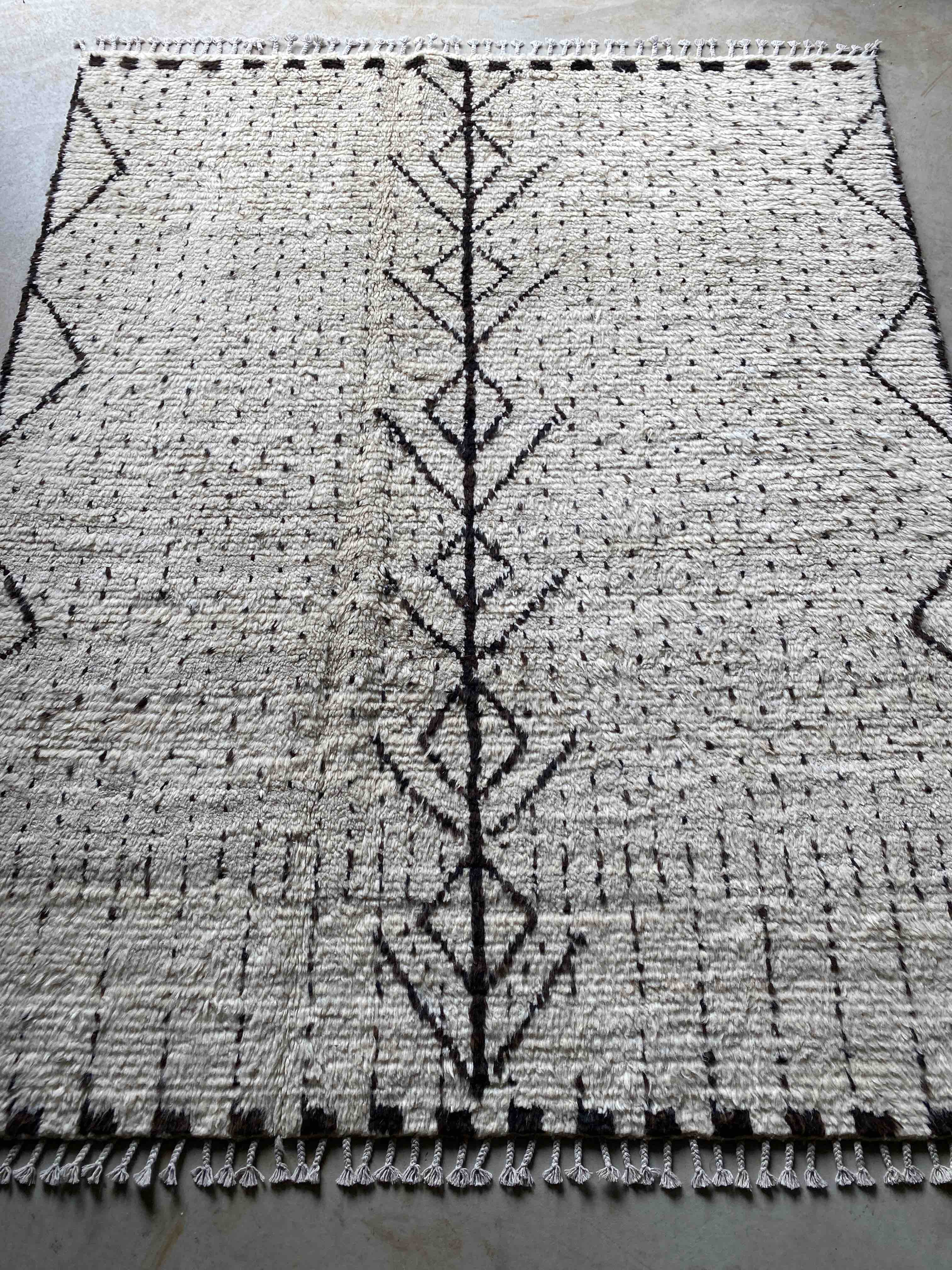 Afghan Challu Berber Rug 230x191cm