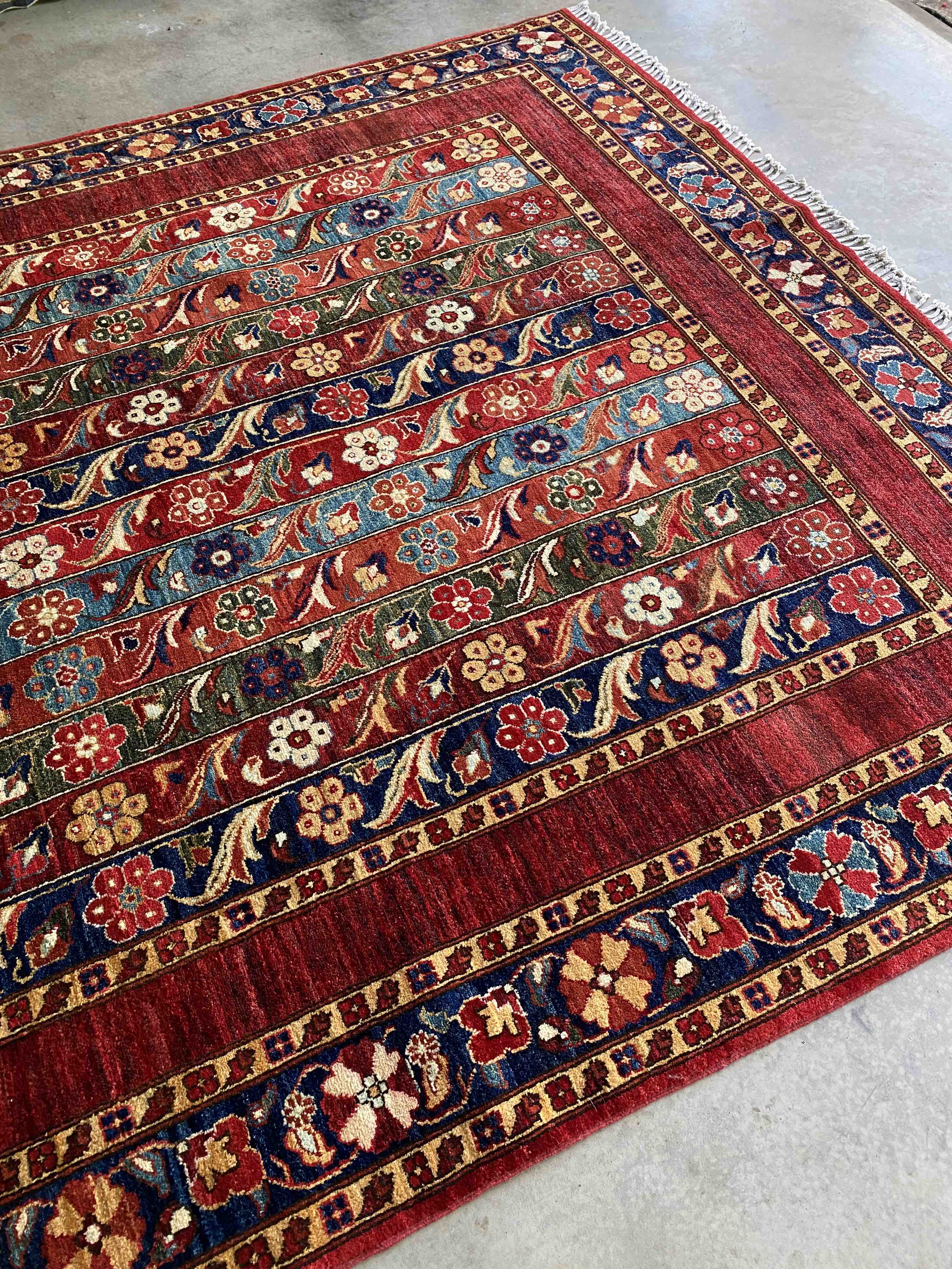 Afghan Shawl Design Rug 290x239cms