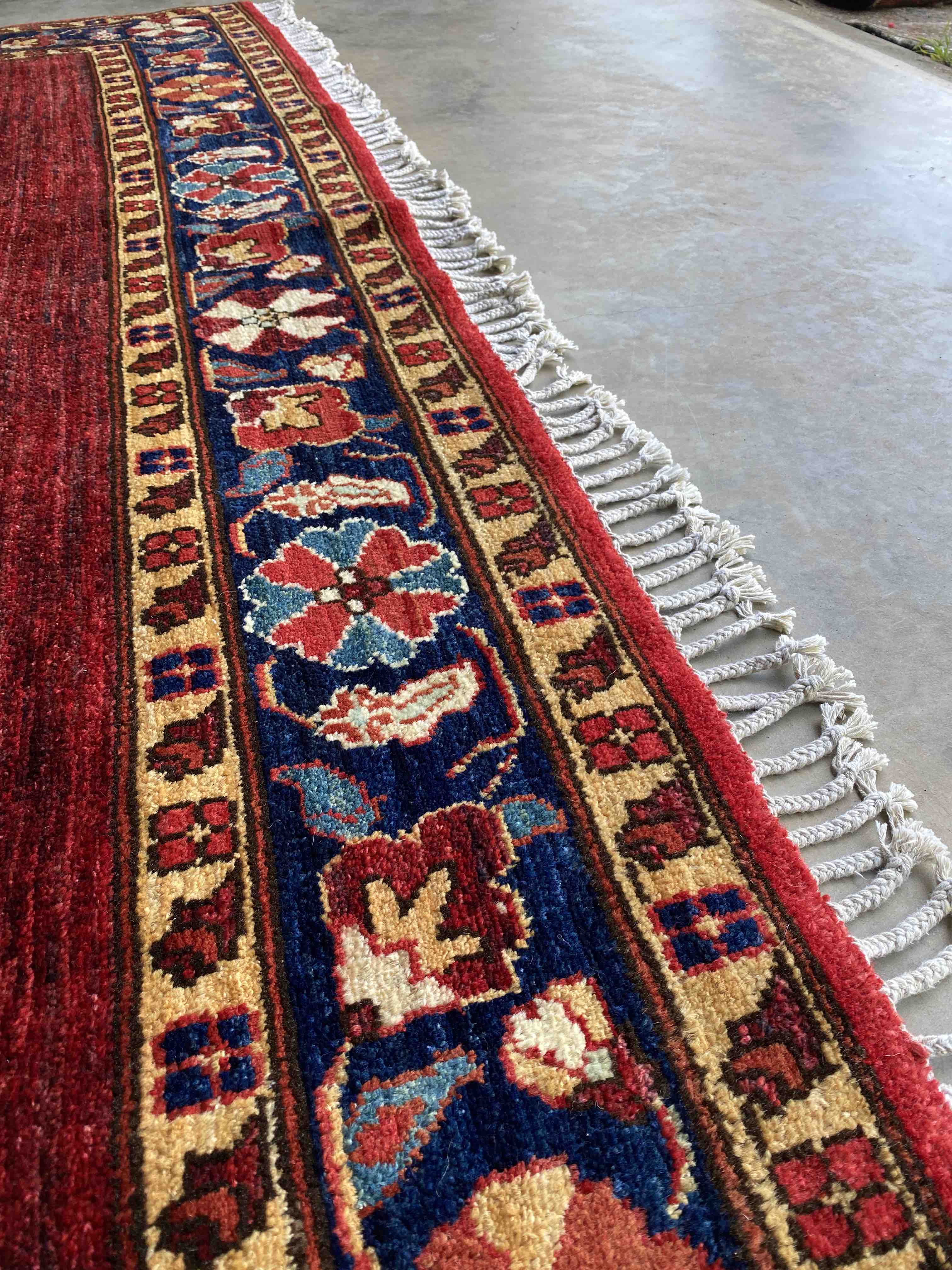 Afghan Shawl Design Rug 290x239cms