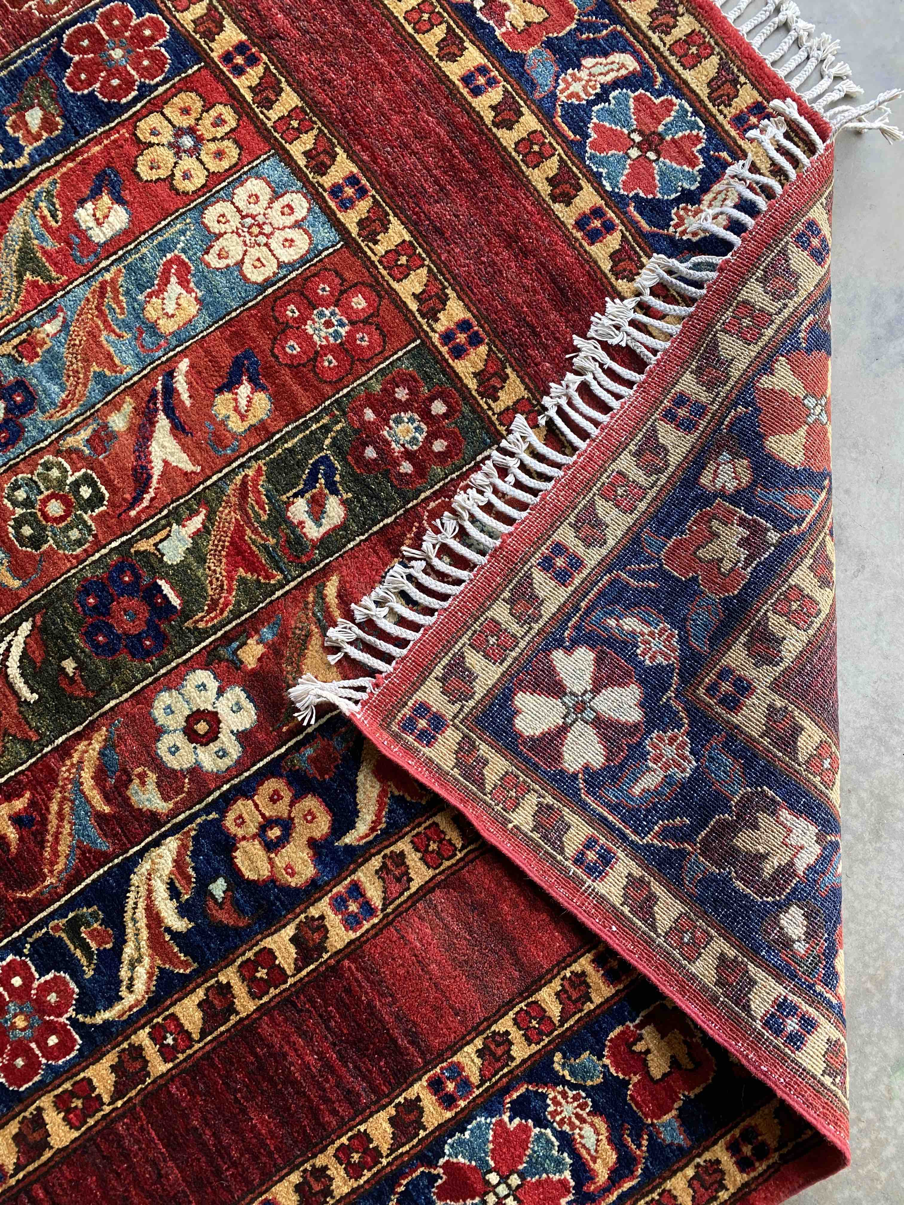 Afghan Shawl Design Rug 290x239cms