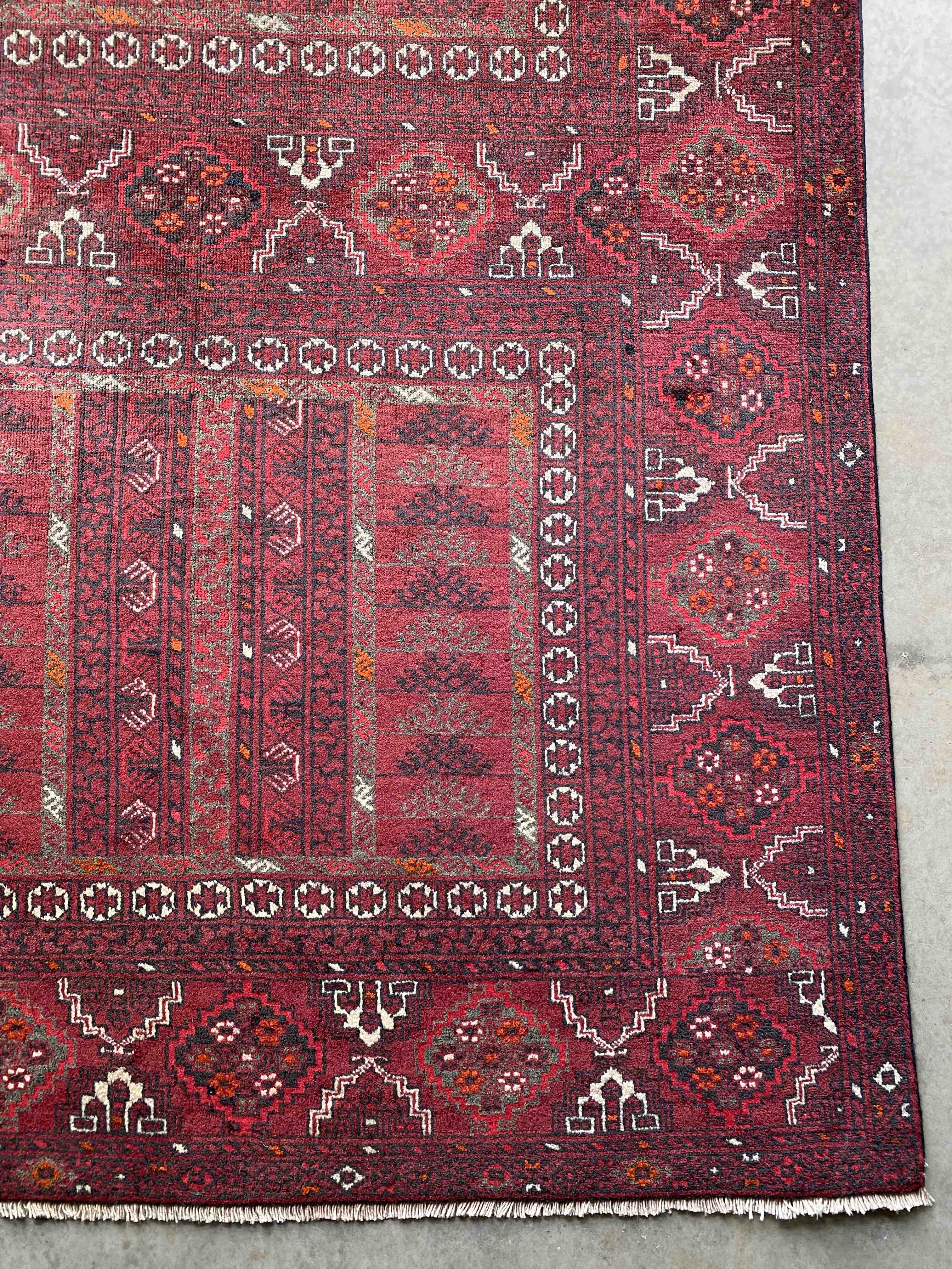 Afghan Turkoman Rug 222x151cms