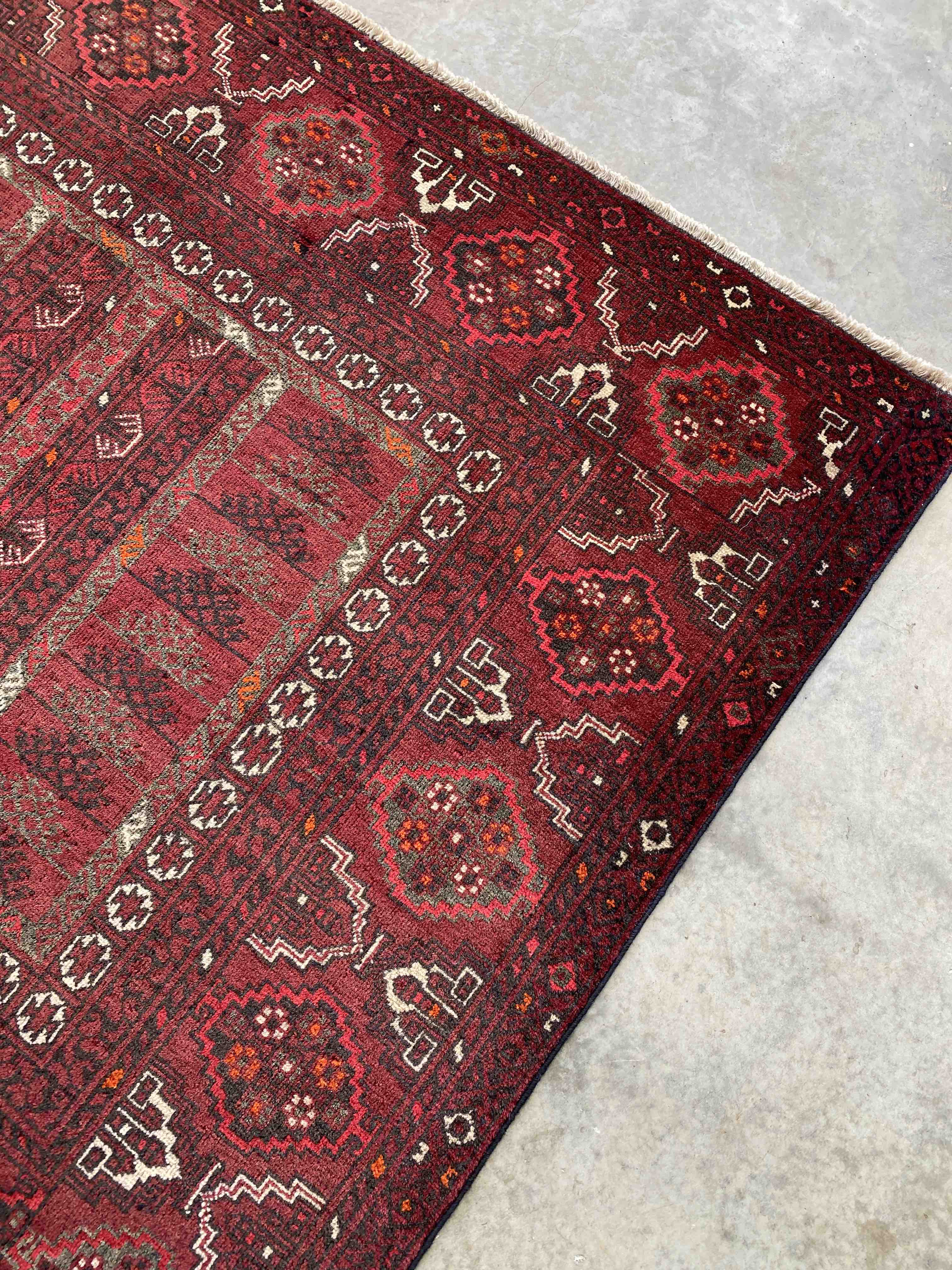 Afghan Turkoman Rug 222x151cms