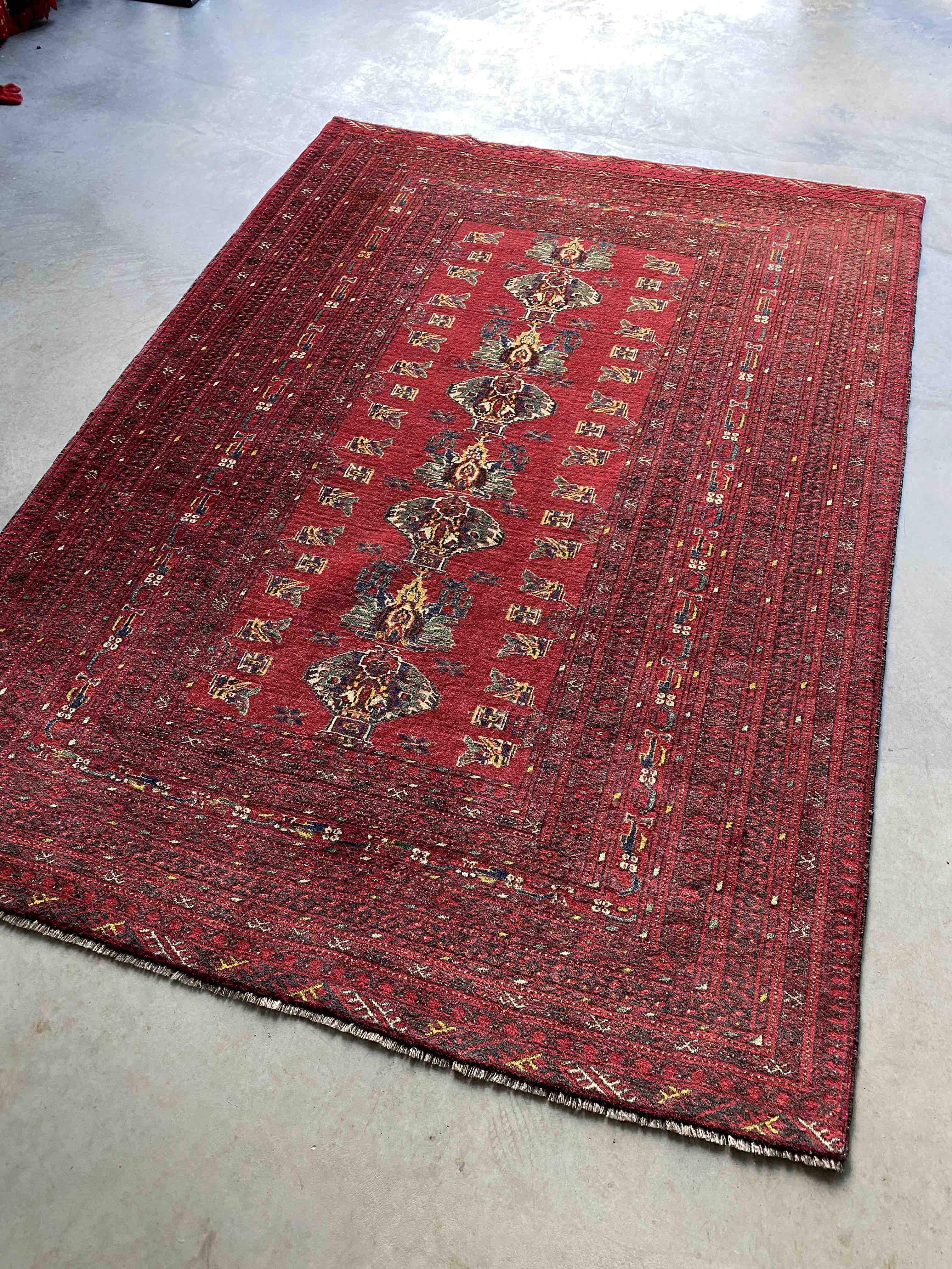 Afghan Turkoman Rug 229x165cms