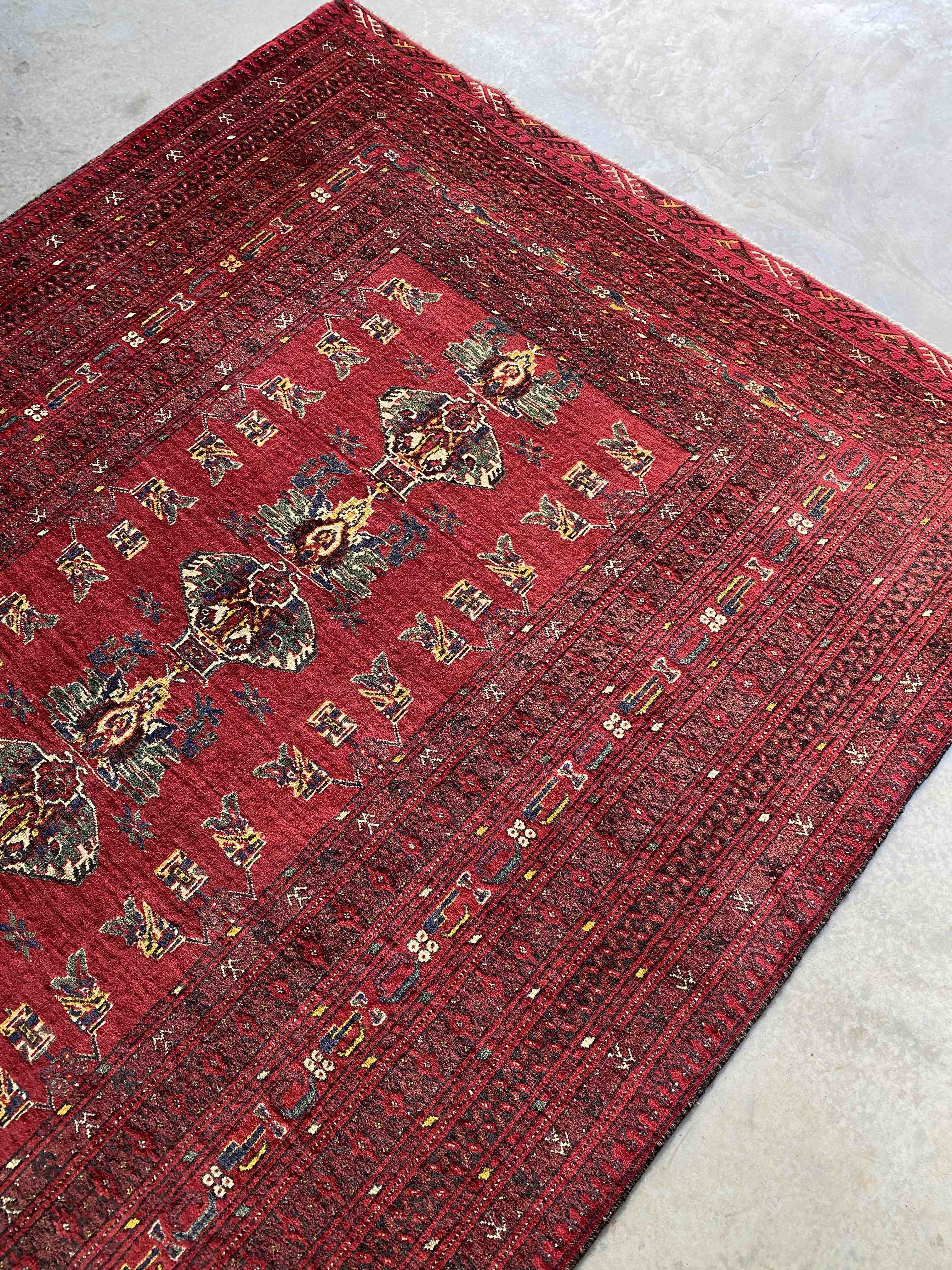 Afghan Turkoman Rug 229x165cms