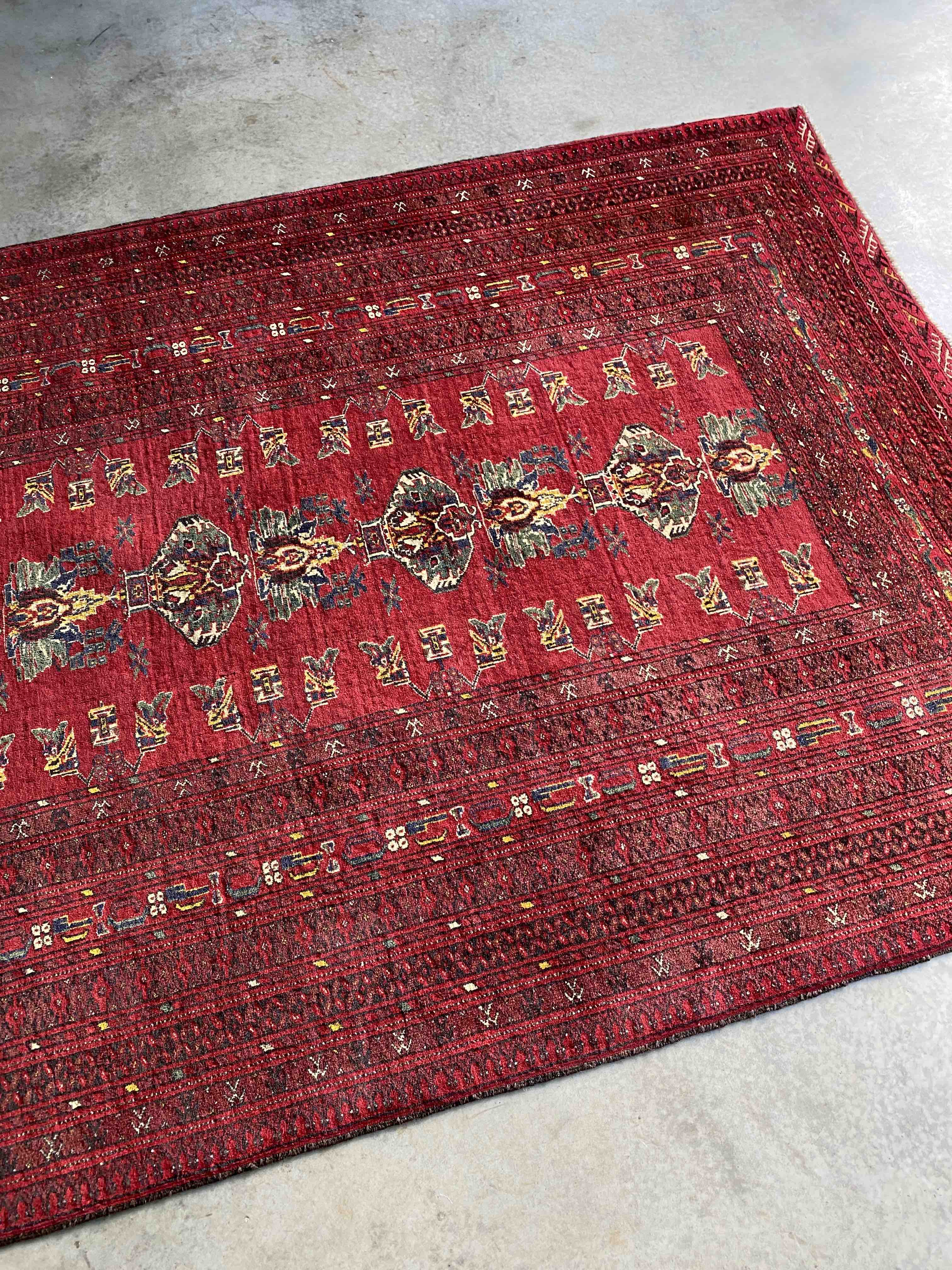 Afghan Turkoman Rug 229x165cms