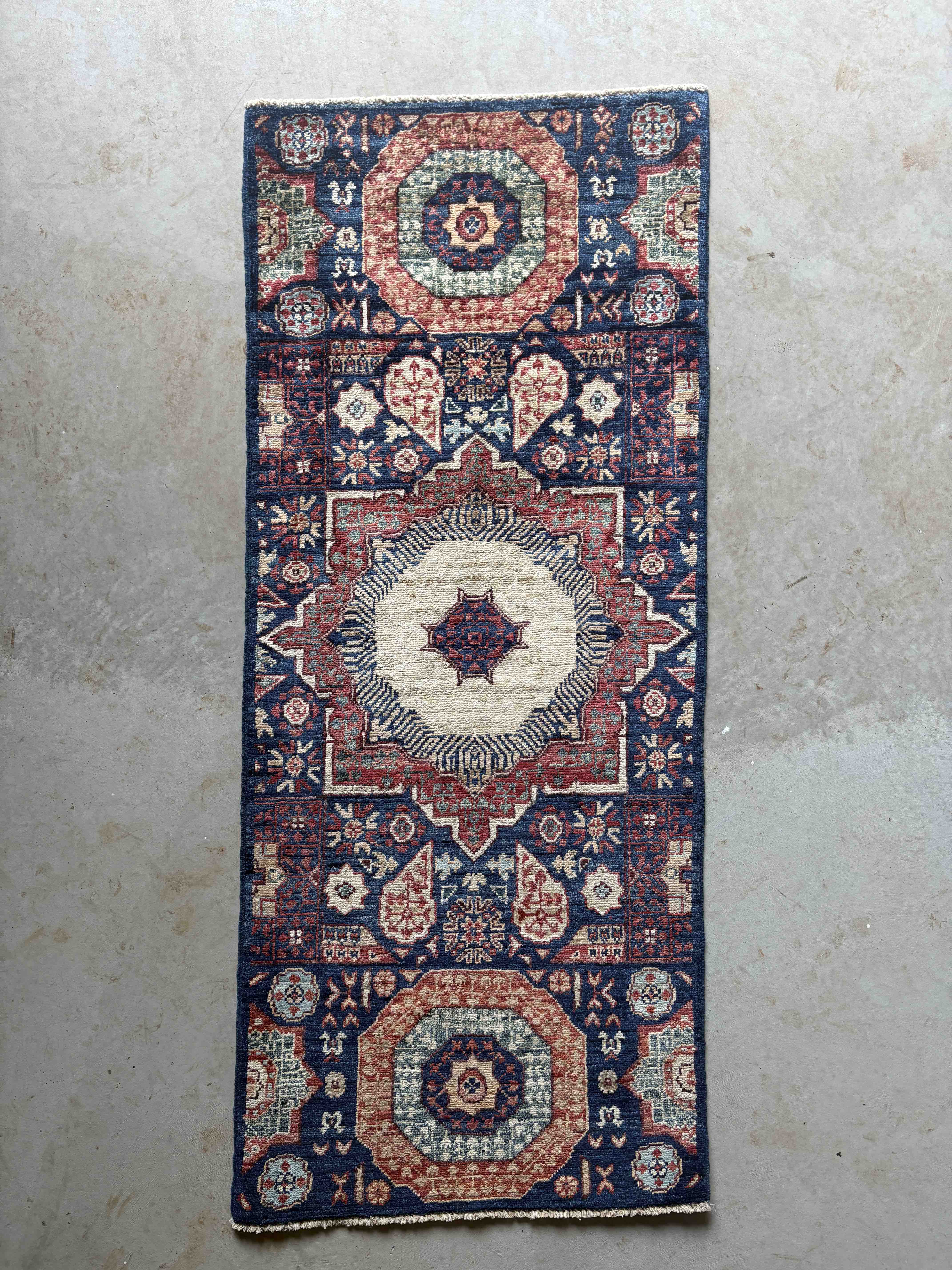 Afghan Mamluk Natural Dyes 145x61cms