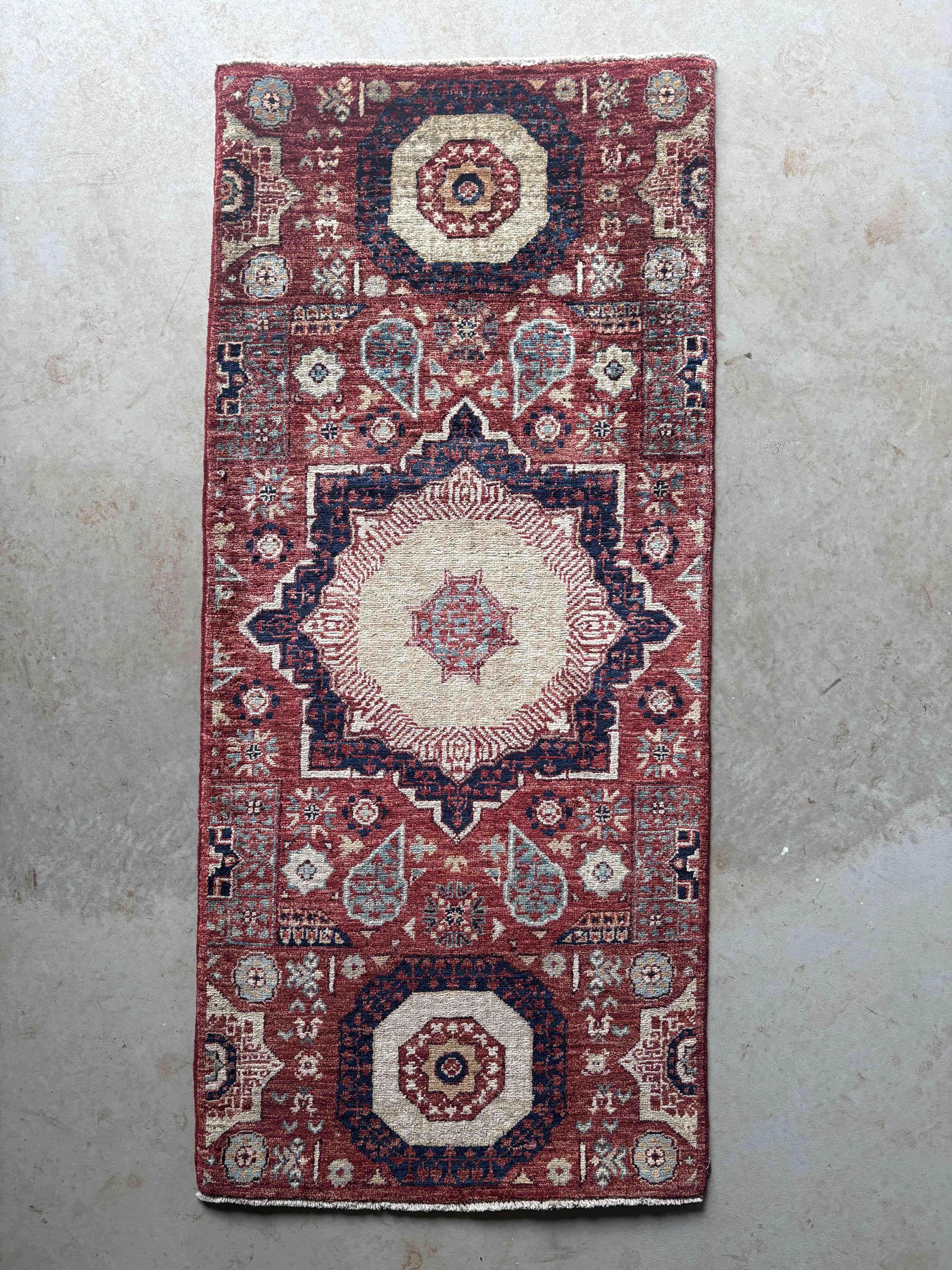 Afghan Mamluk Madder Dye 148x65cms