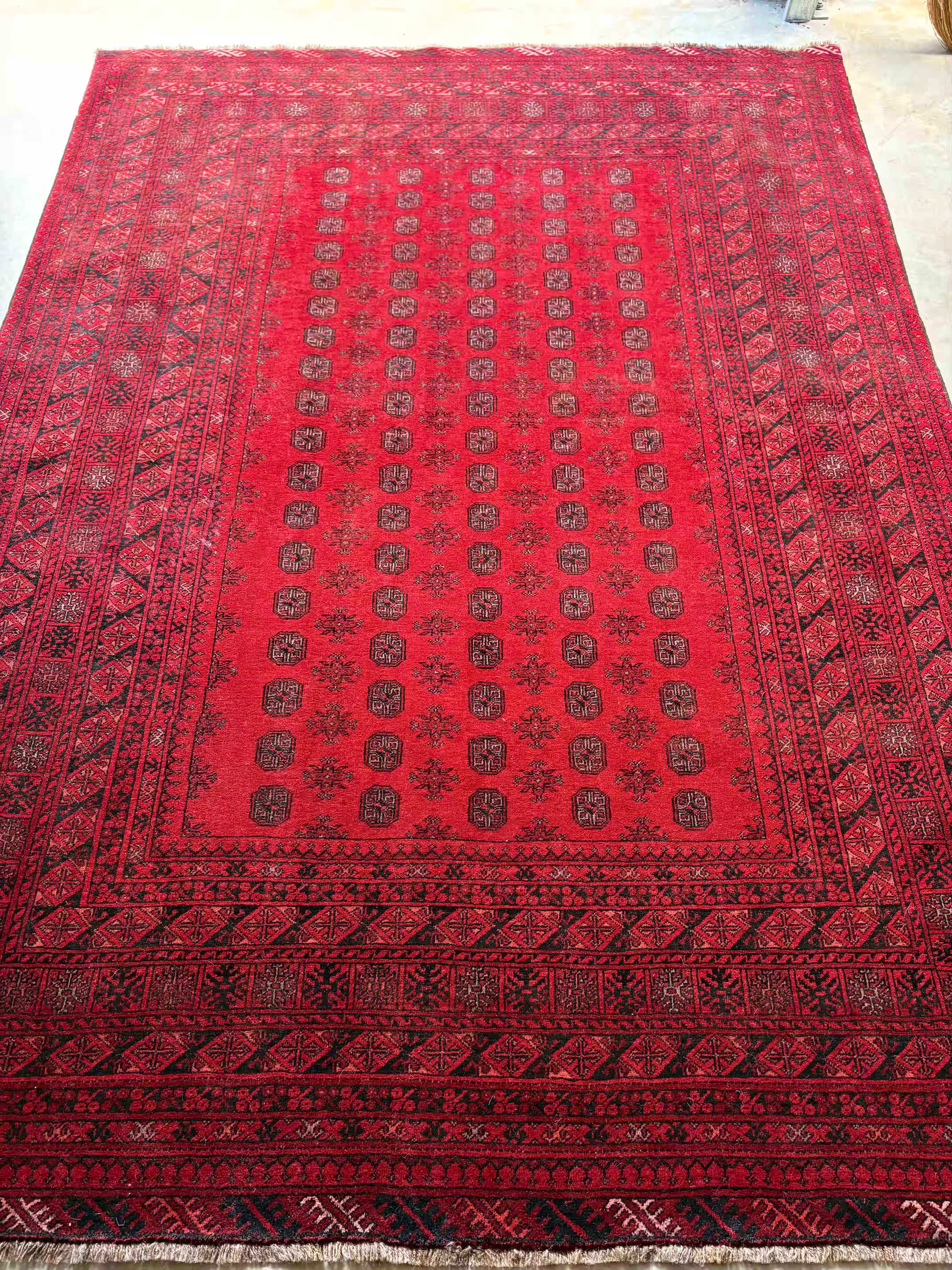 Afghan Turkoman Rug 273x198cms