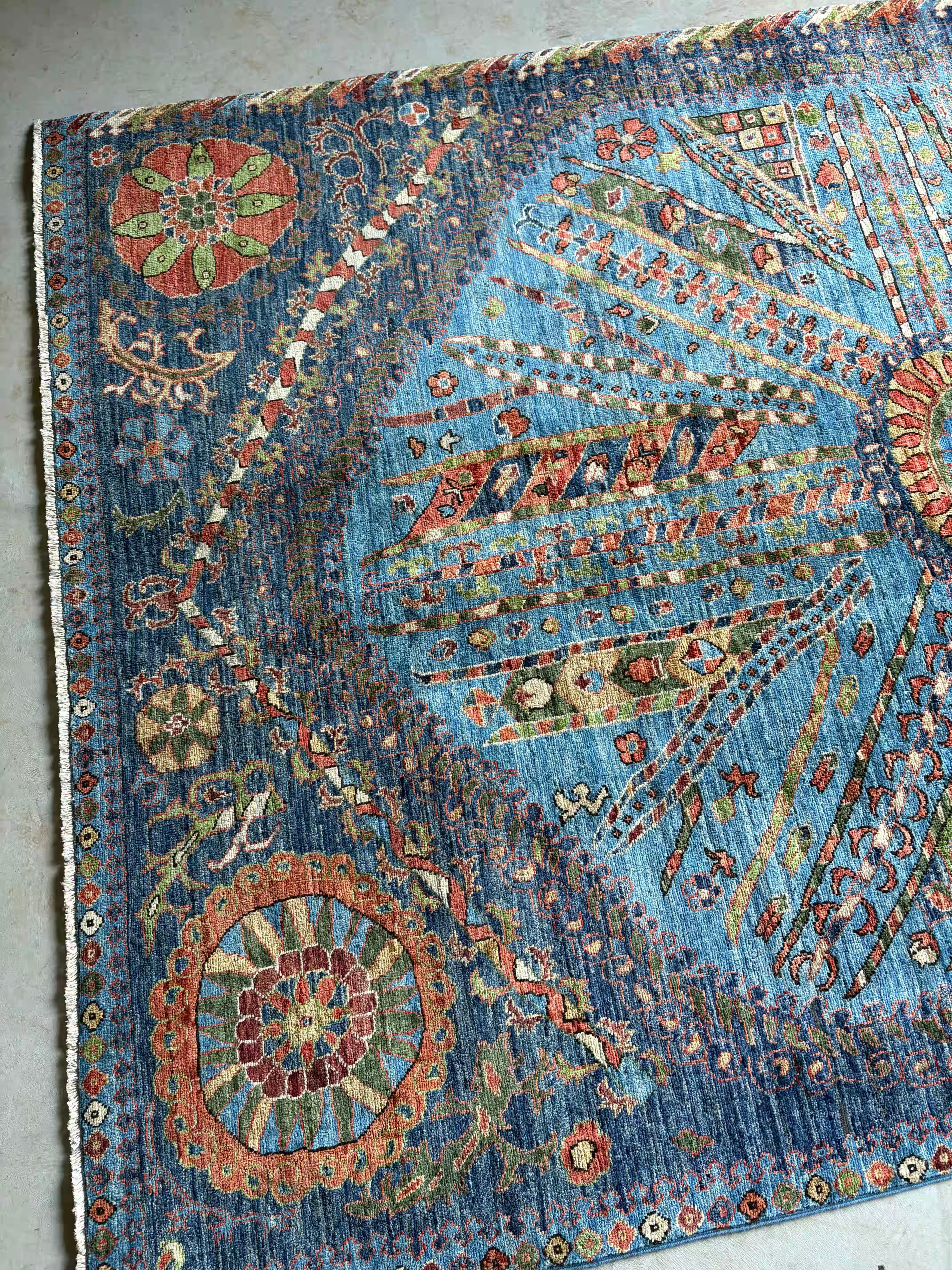 Emirate of Bokhara Suzani Rug 264x170cms