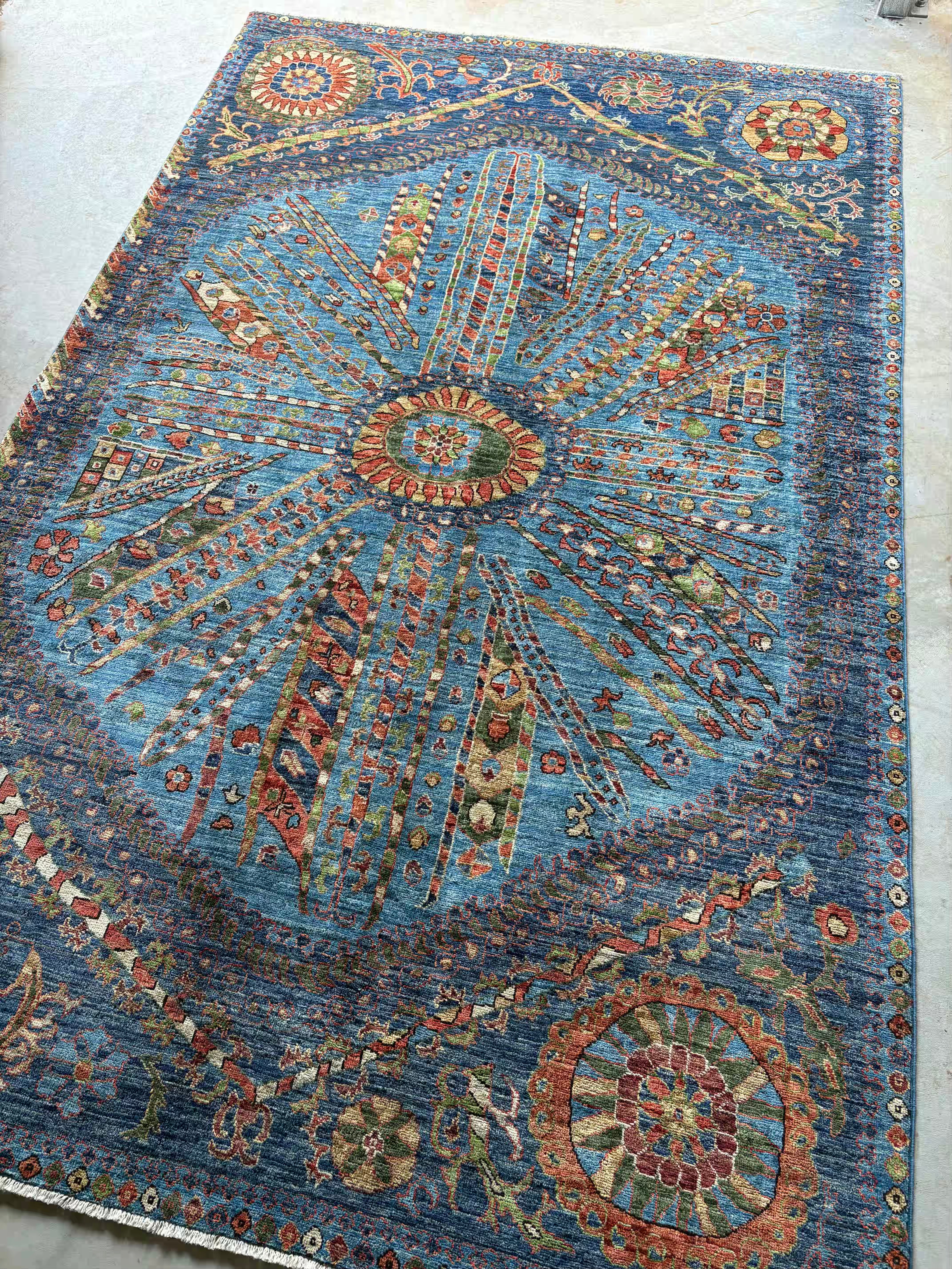 Emirate of Bokhara Suzani Rug 264x170cms