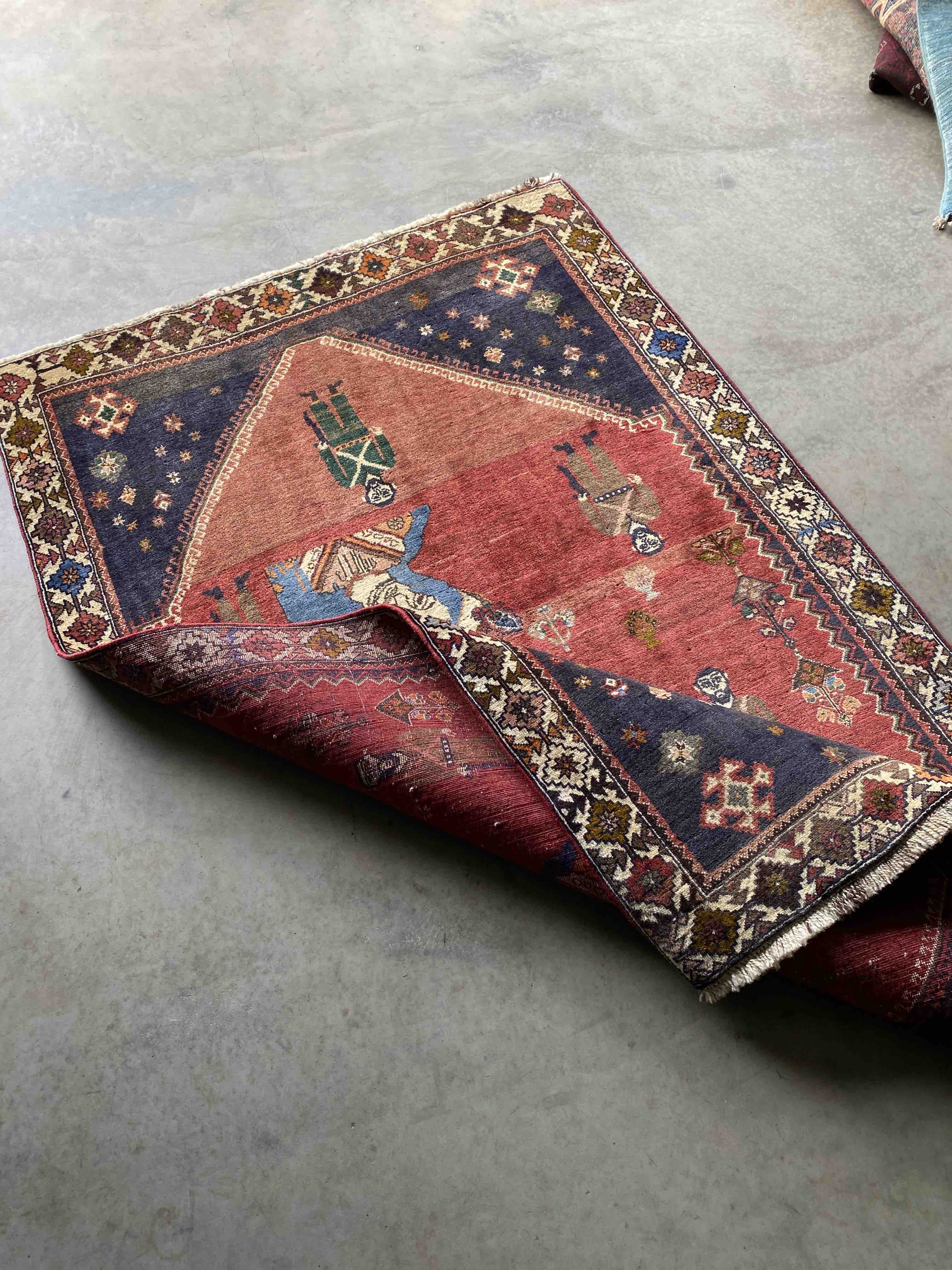 Persian Tale Gabbeh Rug  188x118cms