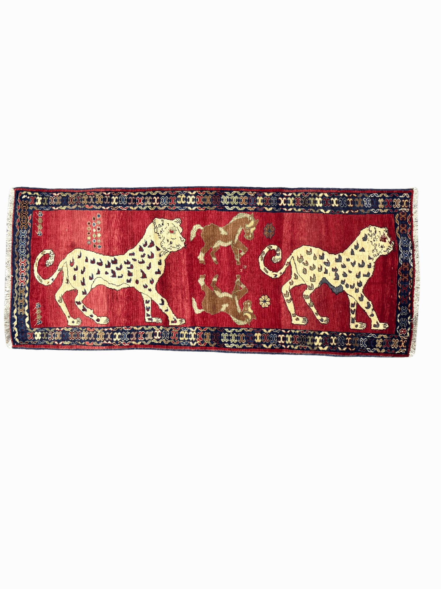 Cheetah Gabbeh Rug 266x107cms