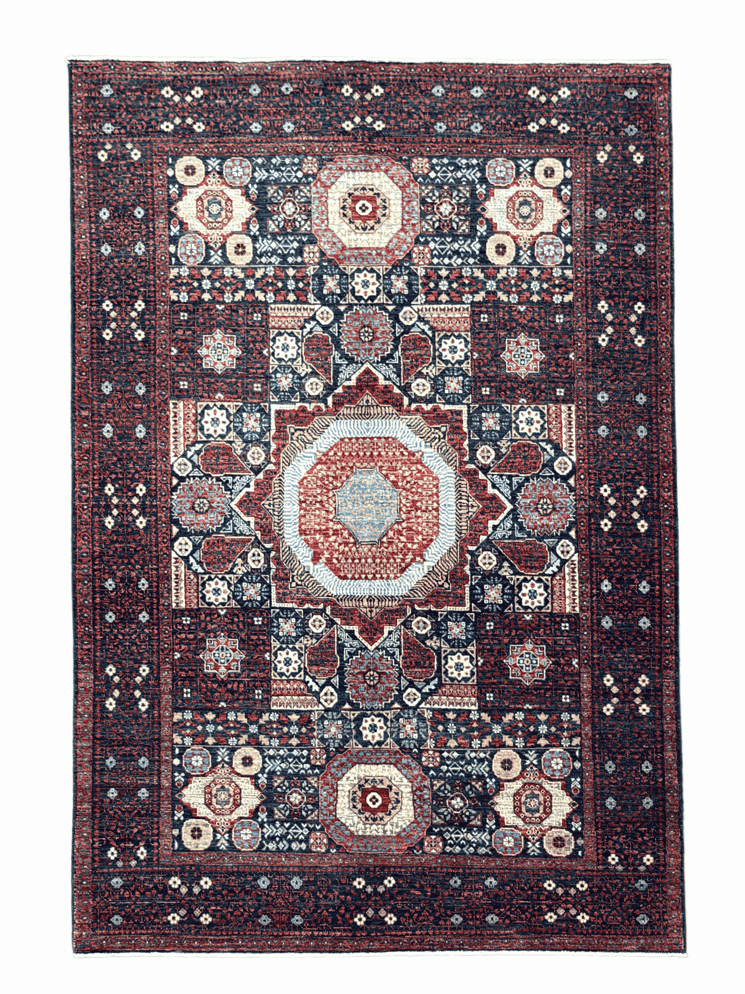 Premium Mamluk Afghan Rug 269 x 184cm