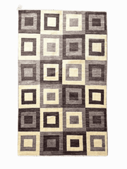 Undyed Afghan Modern Rug 272x167cms