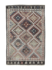 Balikeshir Vintage Turkish Kelim 251x164cm