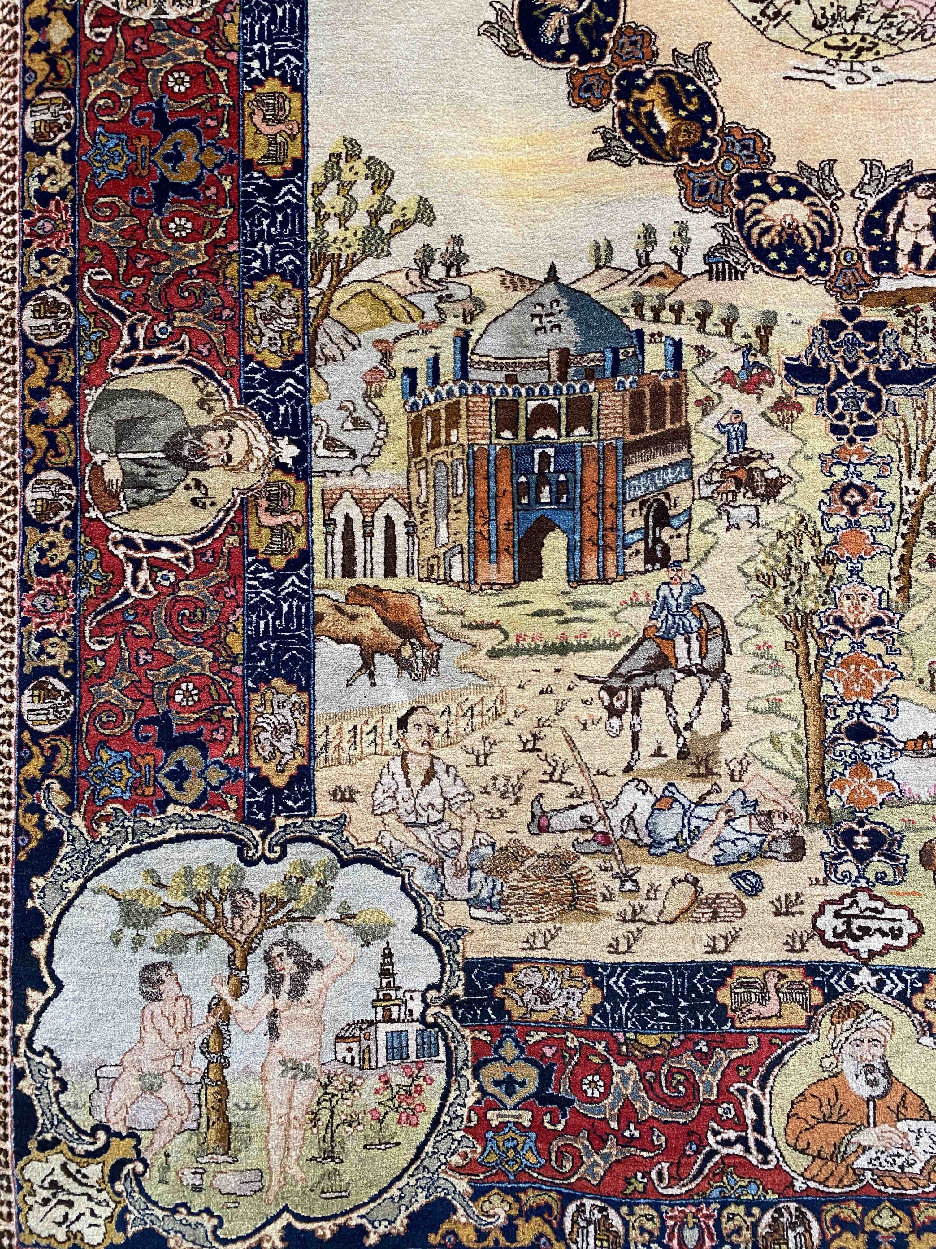 "Four Seasons" Tabriz Persian Rug 218x137cms