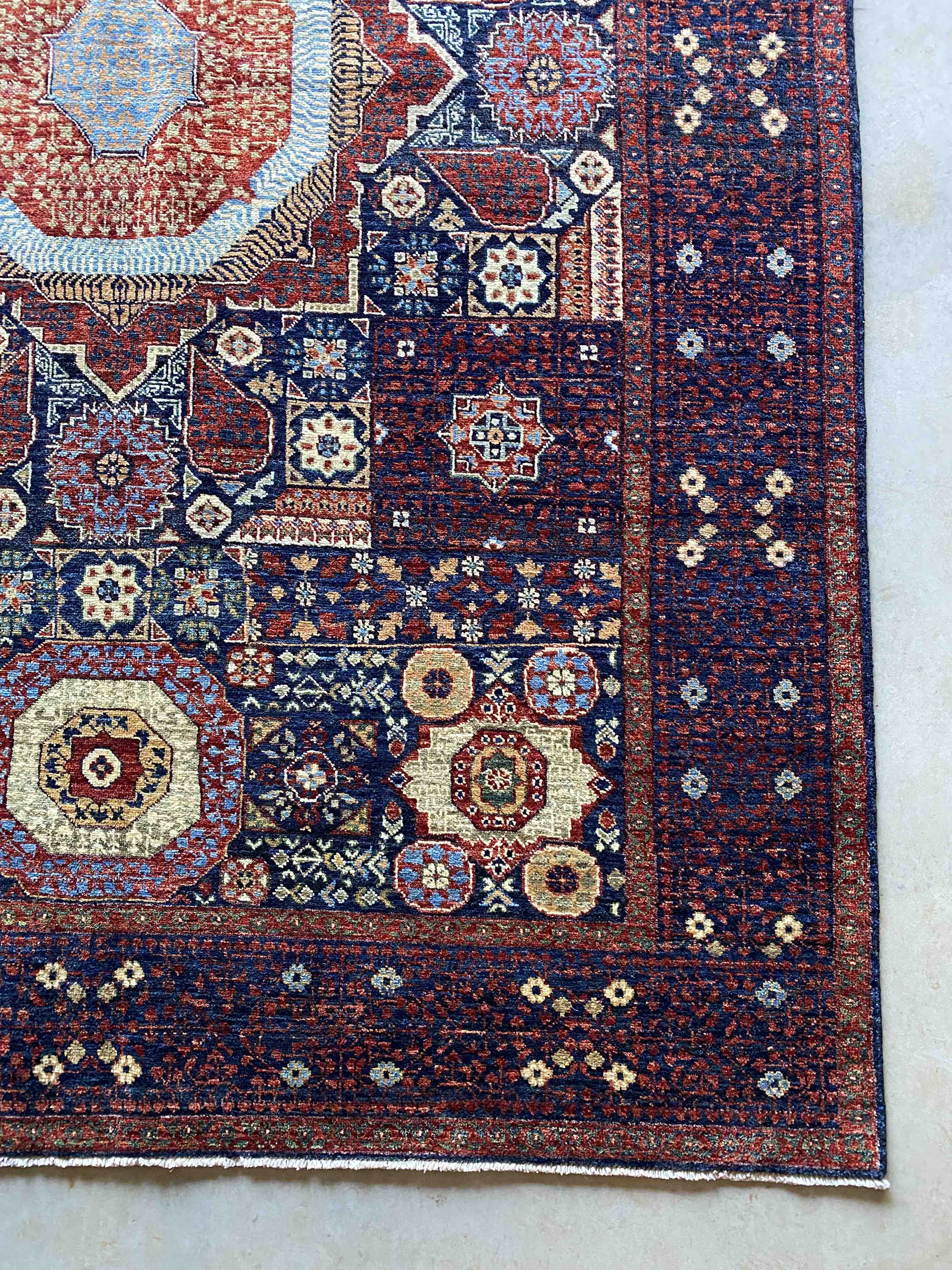 Premium Mamluk Afghan Rug 269 x 184cm