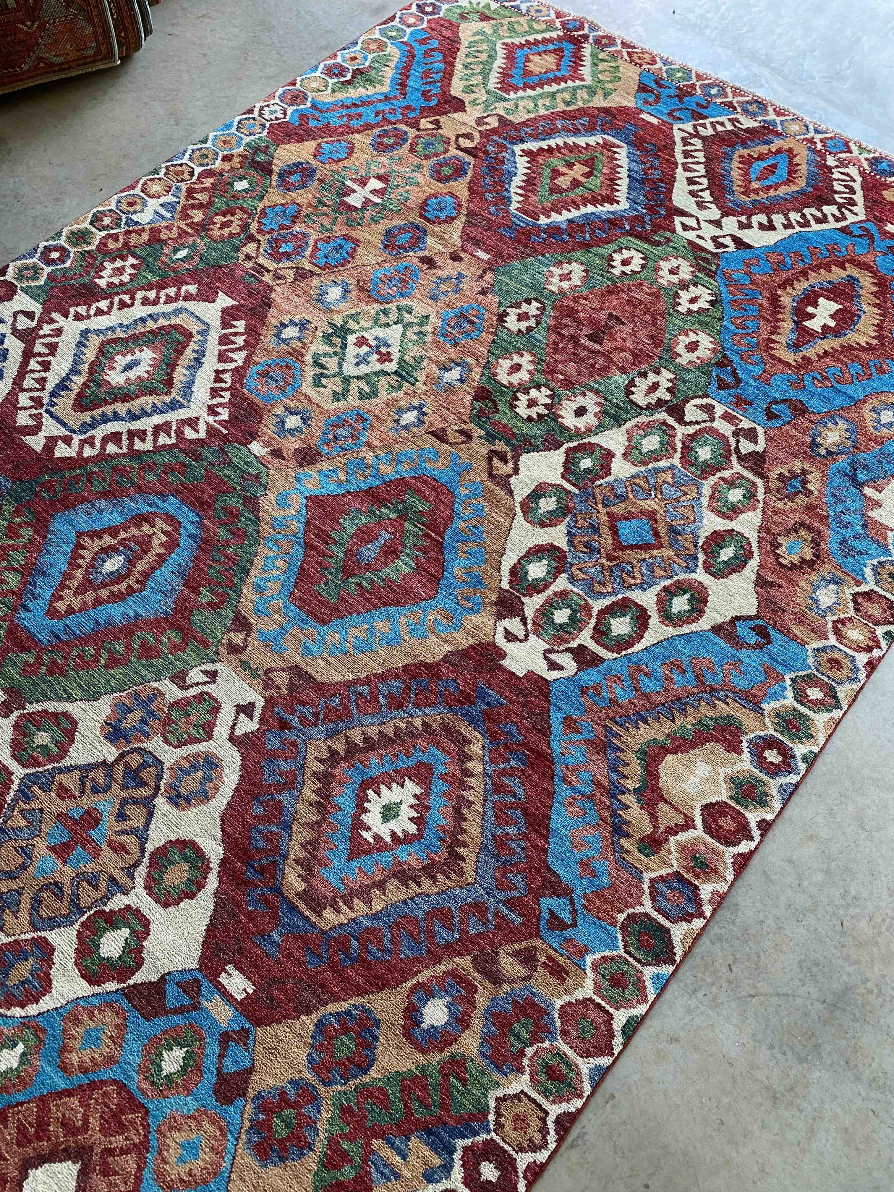 "Kelim Design" Aryana Afghan Rug 283x183cms