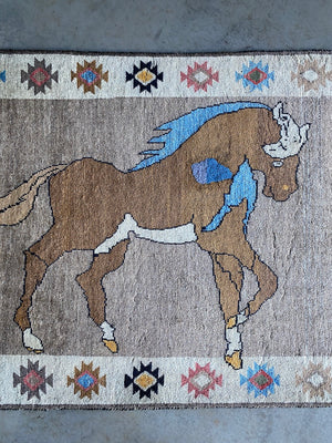 Horse Gabbeh 185x117cms