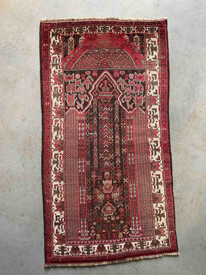 Turkoman Prayer Rug 149x80cms