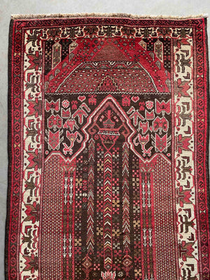 Turkoman Prayer Rug 149x80cms