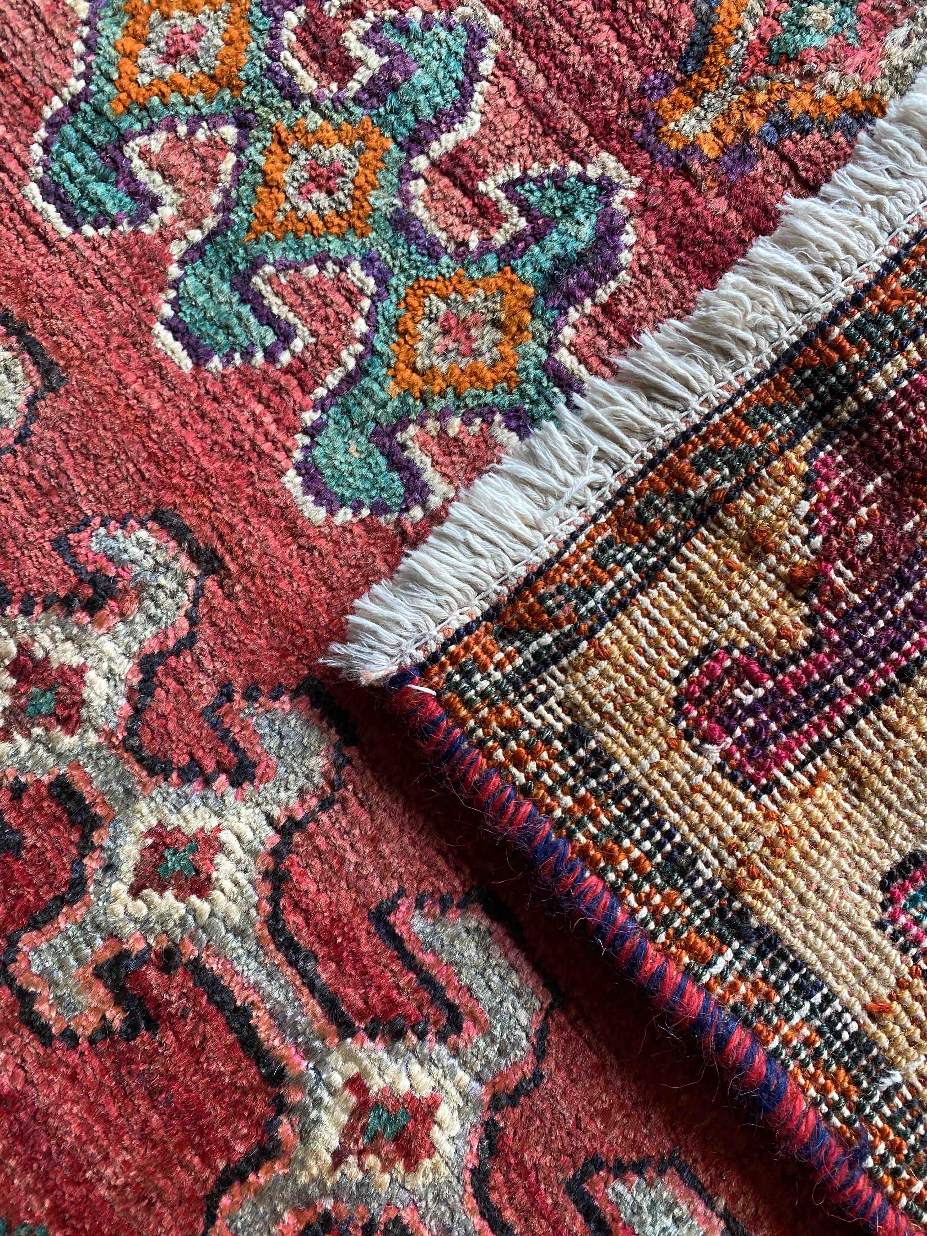 Single Motif Firuzabad Qashgai Rug 225x160cm