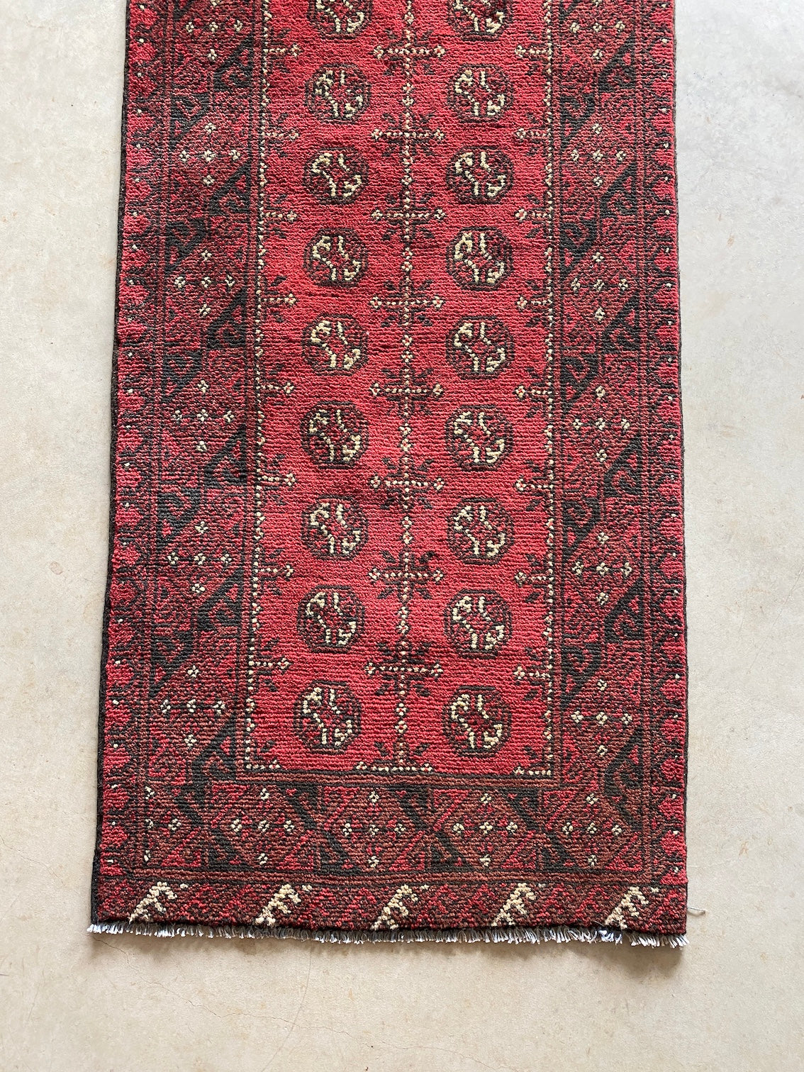 Classic Afghan Runner 388x79cm