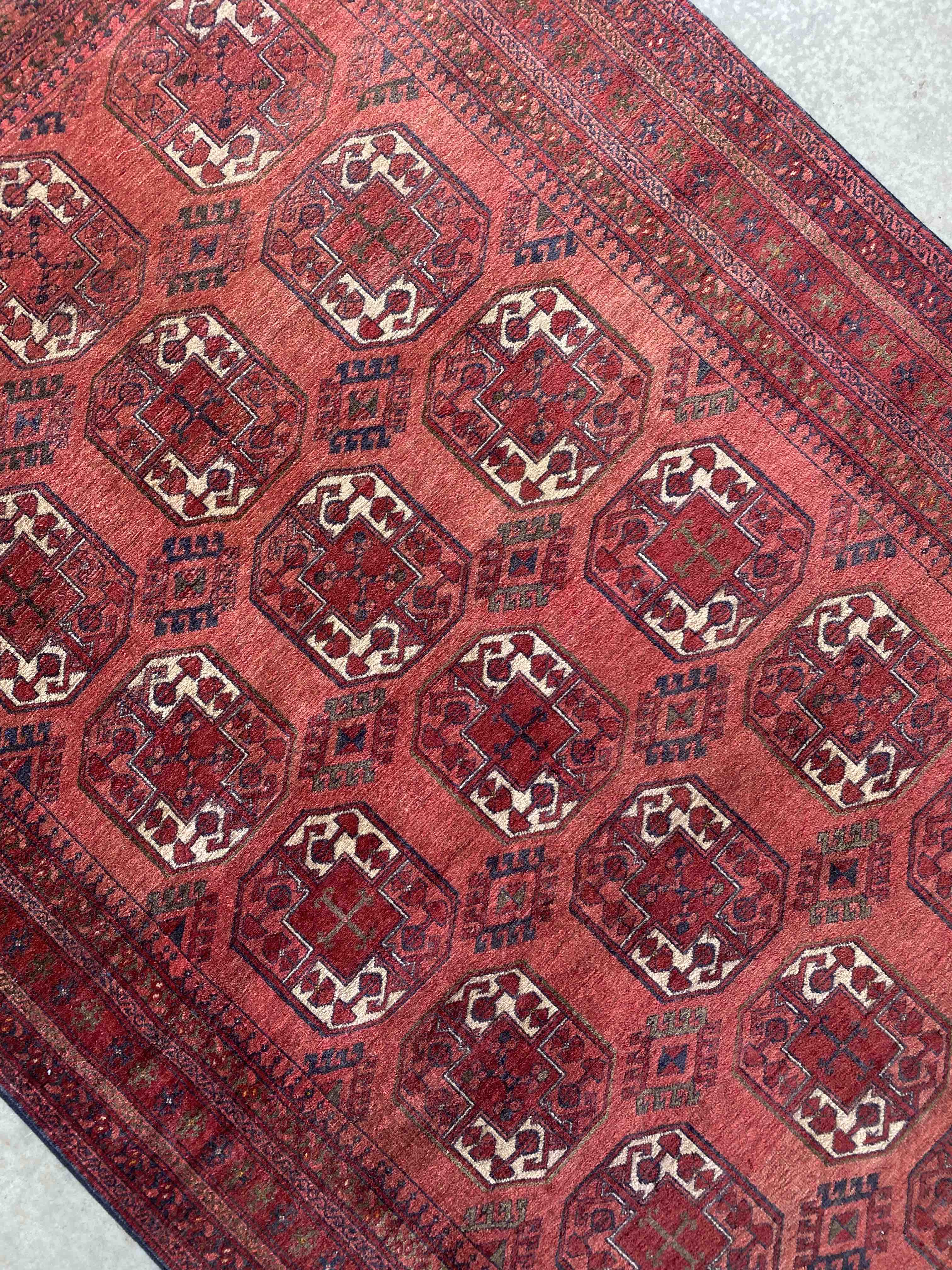 Fantastic Mid 20th C. Turkoman Rug 250x139cm