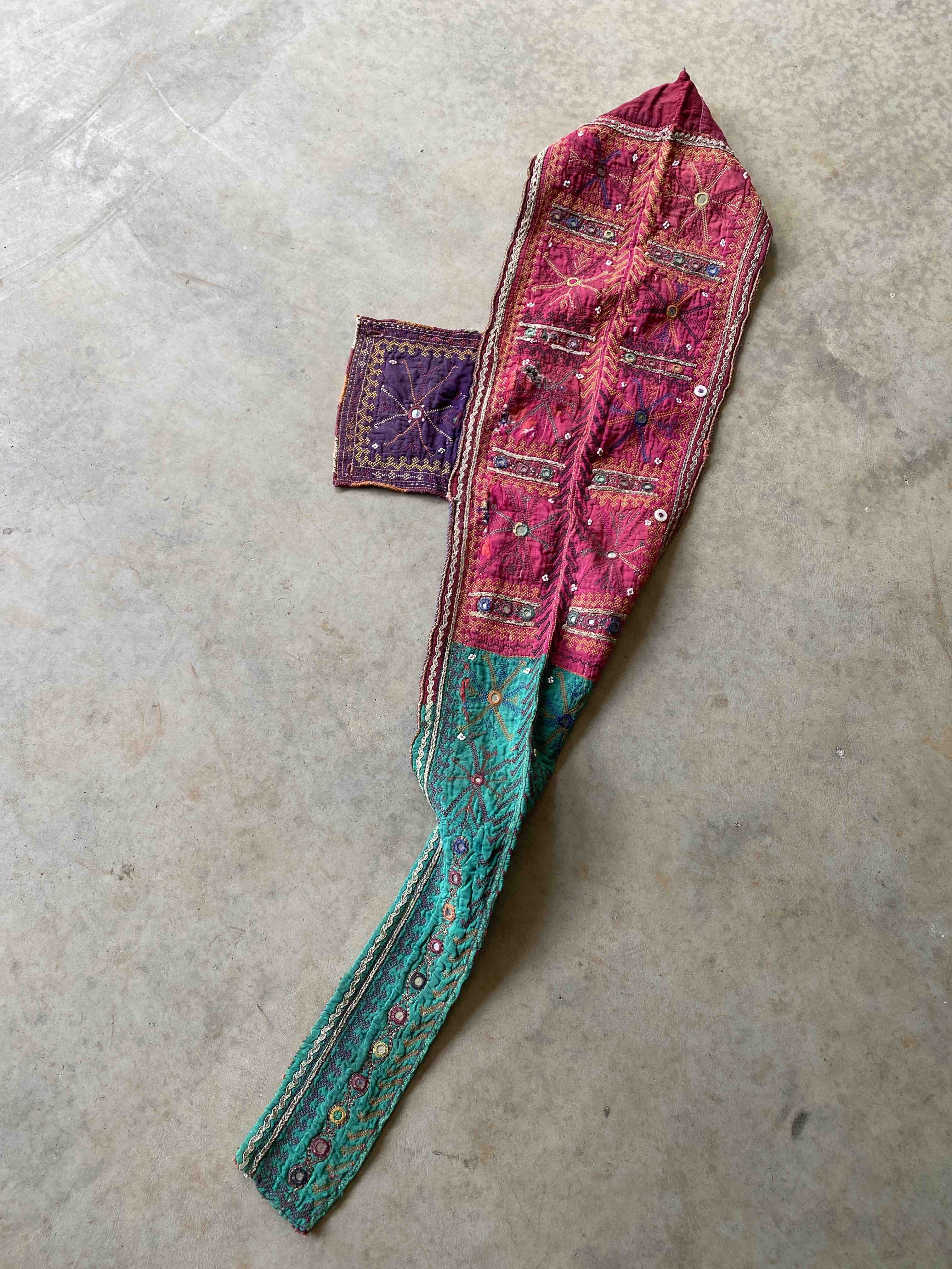 Afghan Girl's Rainbow Hat